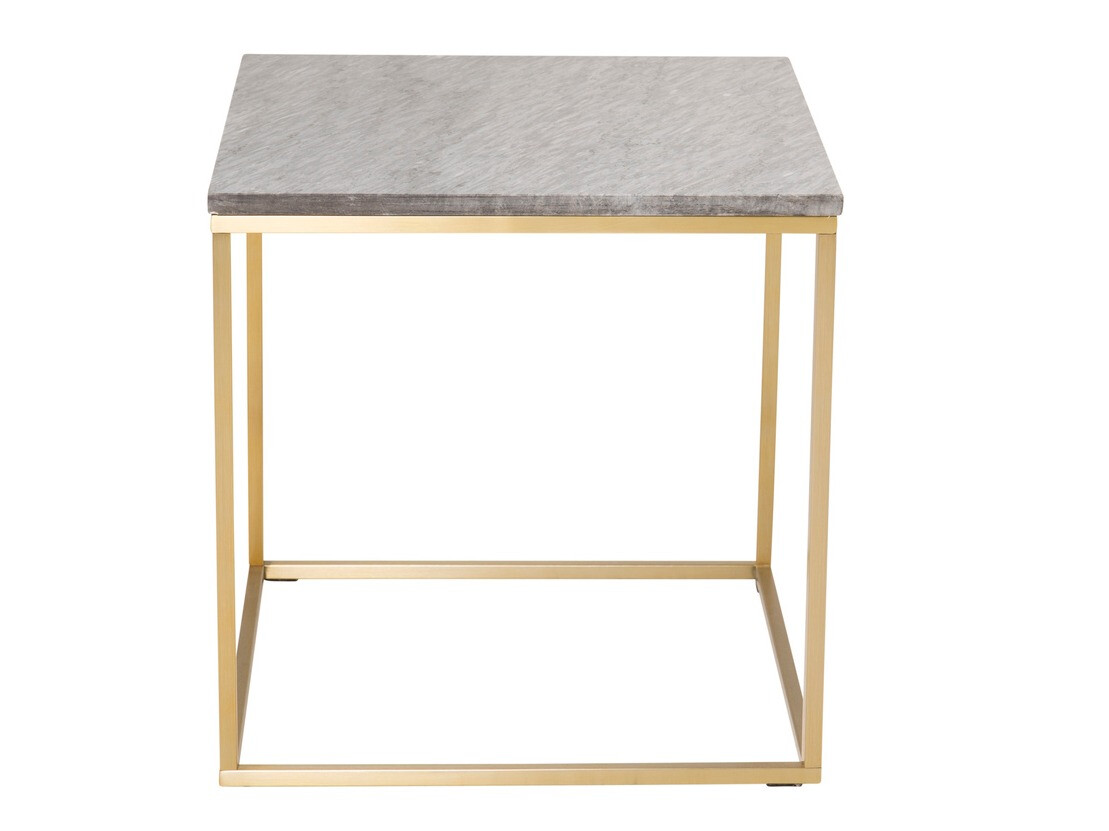 Tavolino da caffè Dallas 178 (Marmo nero + Ottone)