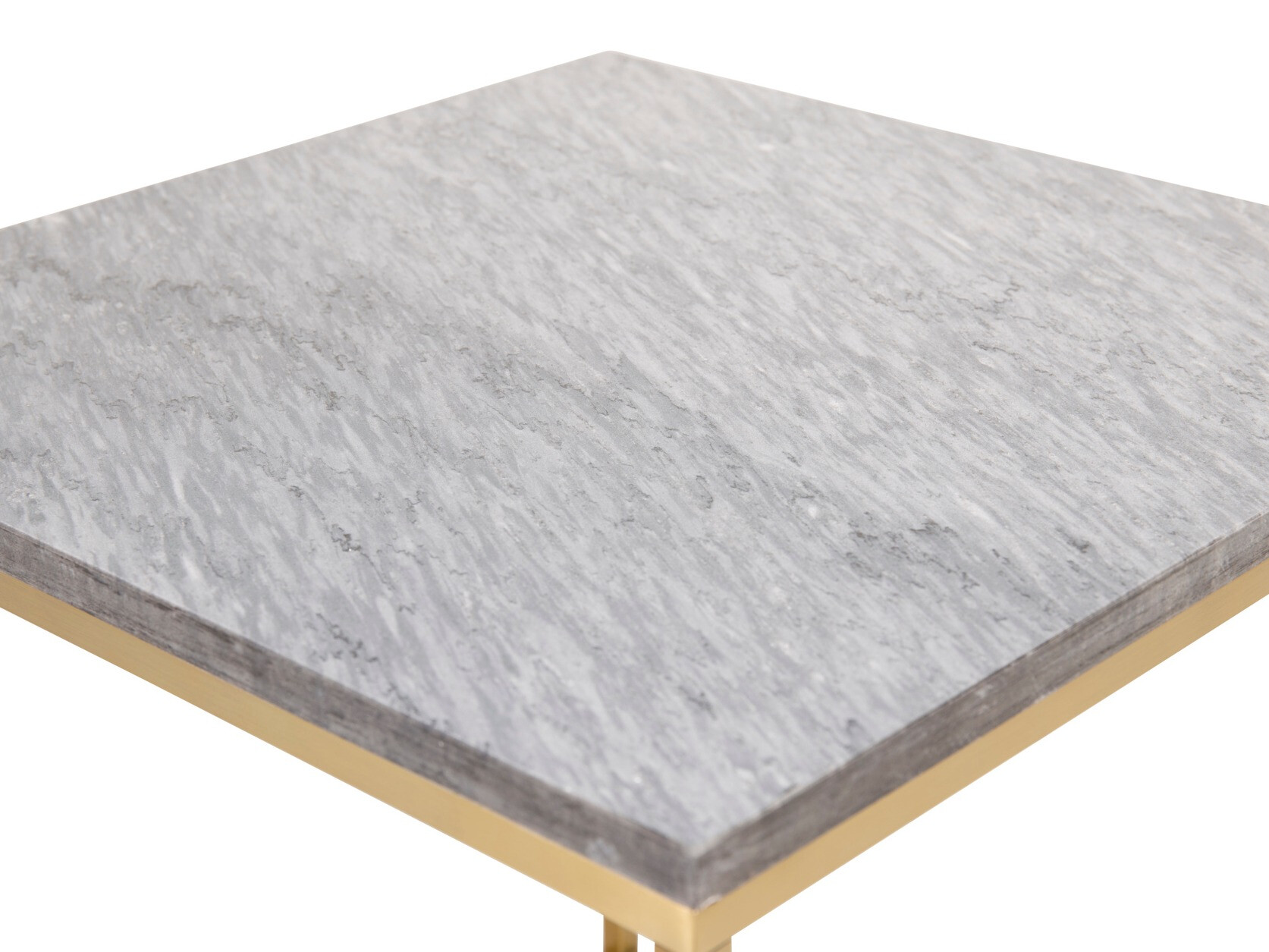 Tavolino da caffè Dallas 178 (Marmo nero + Ottone)