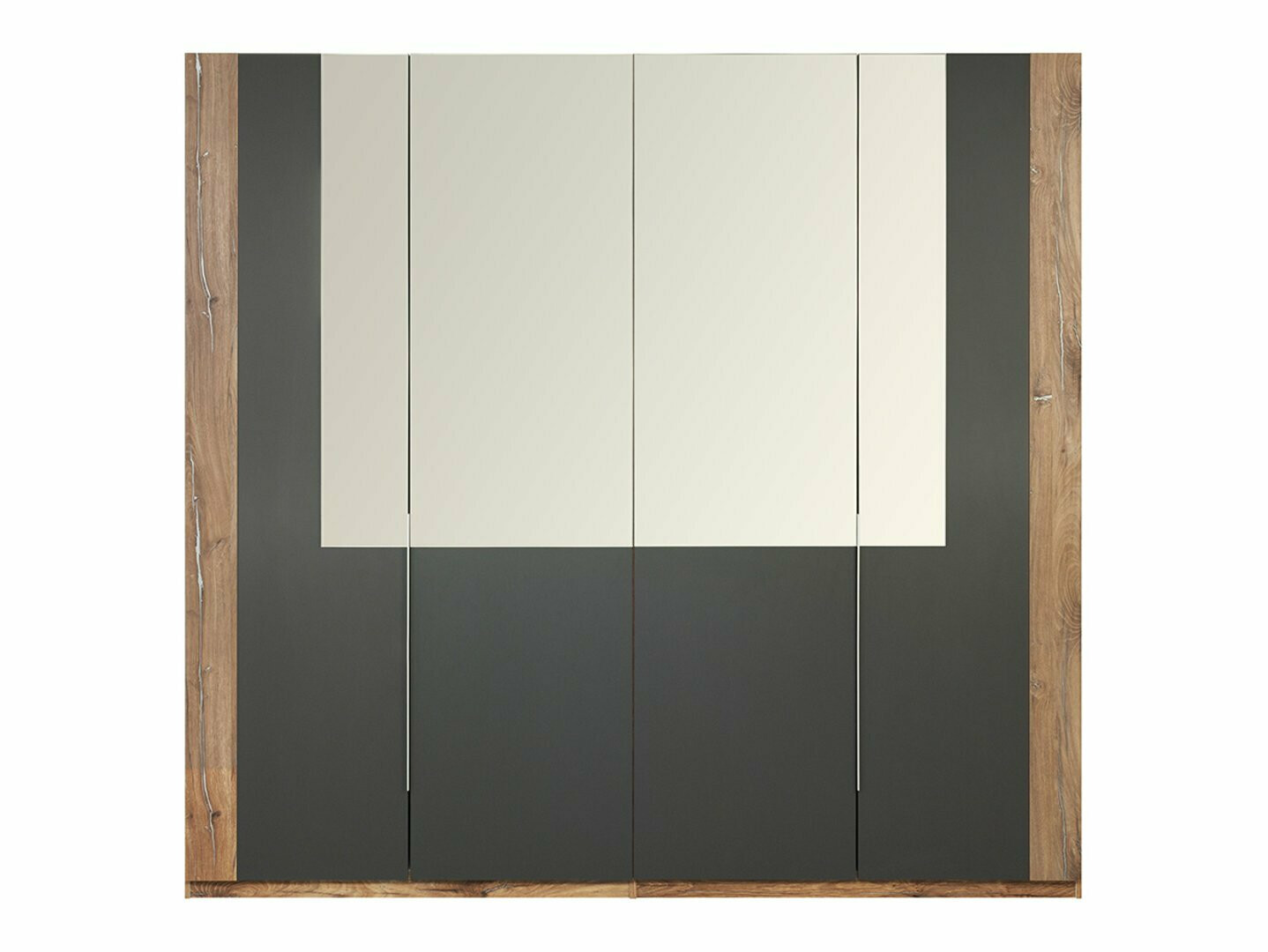 Armadio Boston 543 (Grafite + Rovere moro)