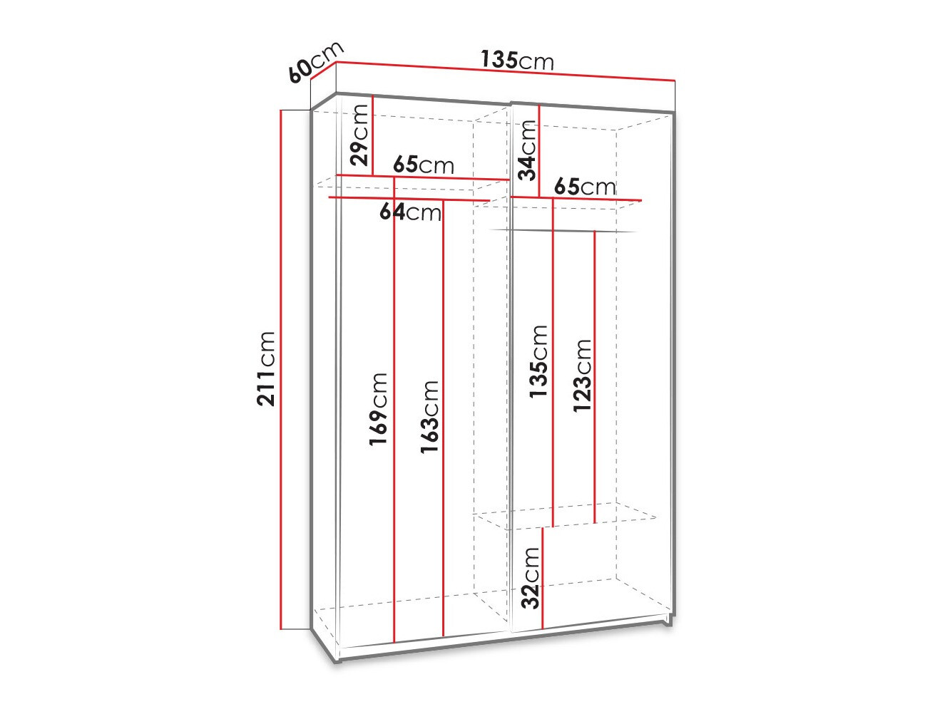 Armadio Murrieta 113 (Wenge)