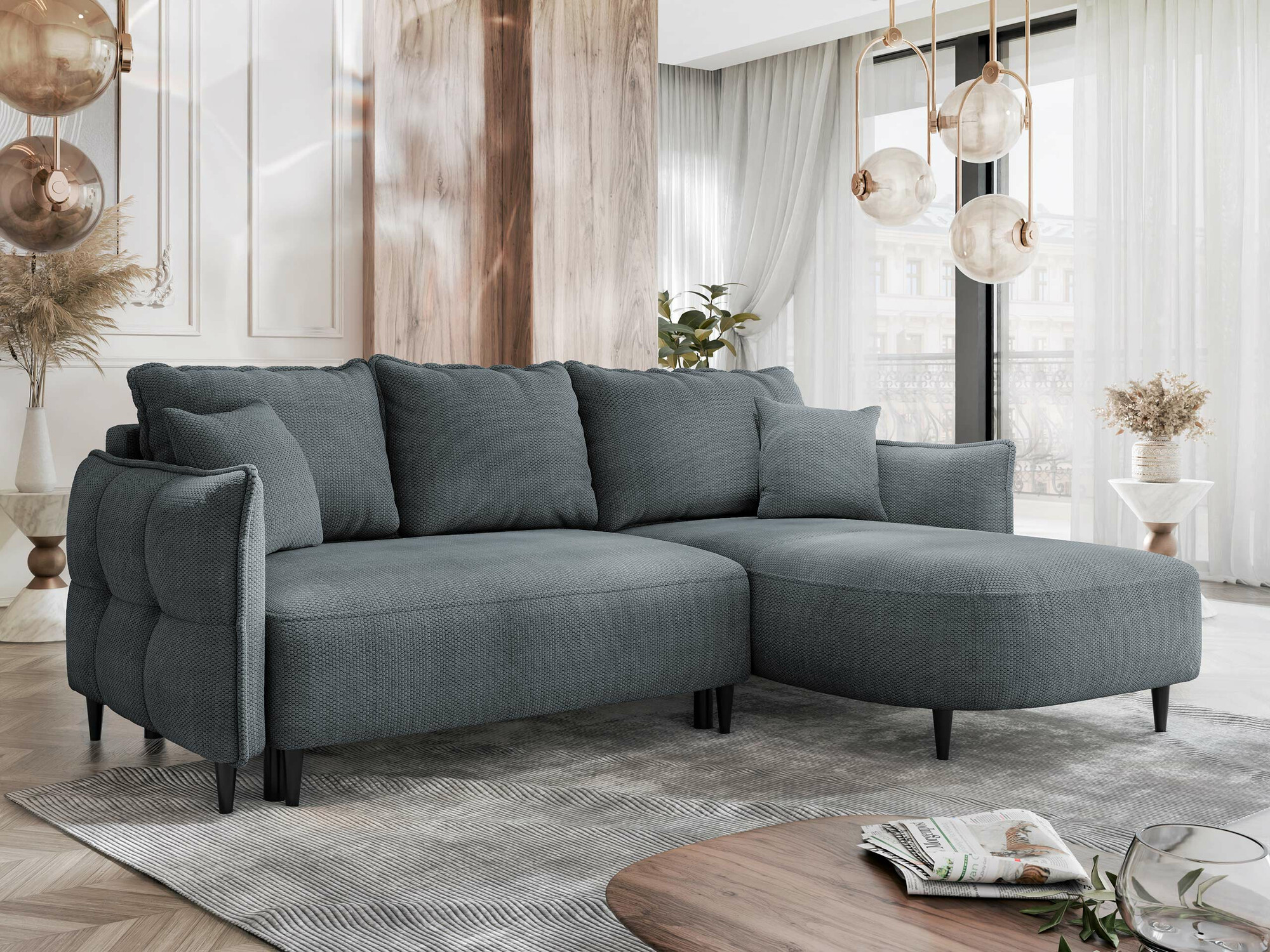 Divano angolare TrendyNest Ocelis (Onega 07)