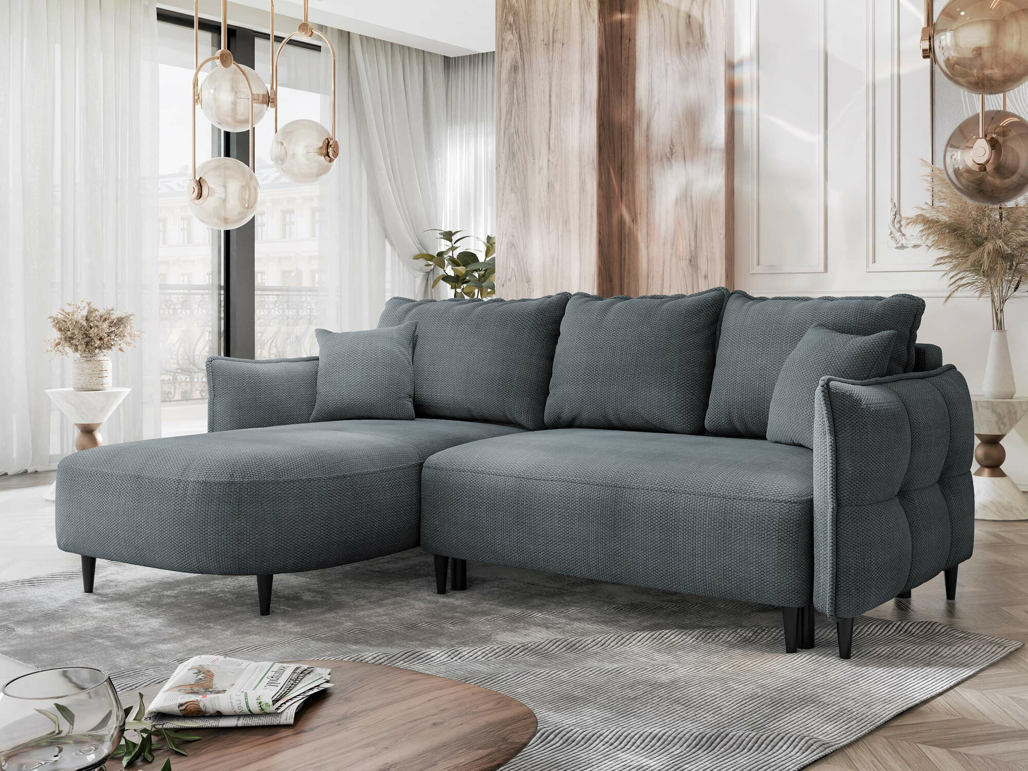 Divano angolare TrendyNest Ocelis (Onega 07)