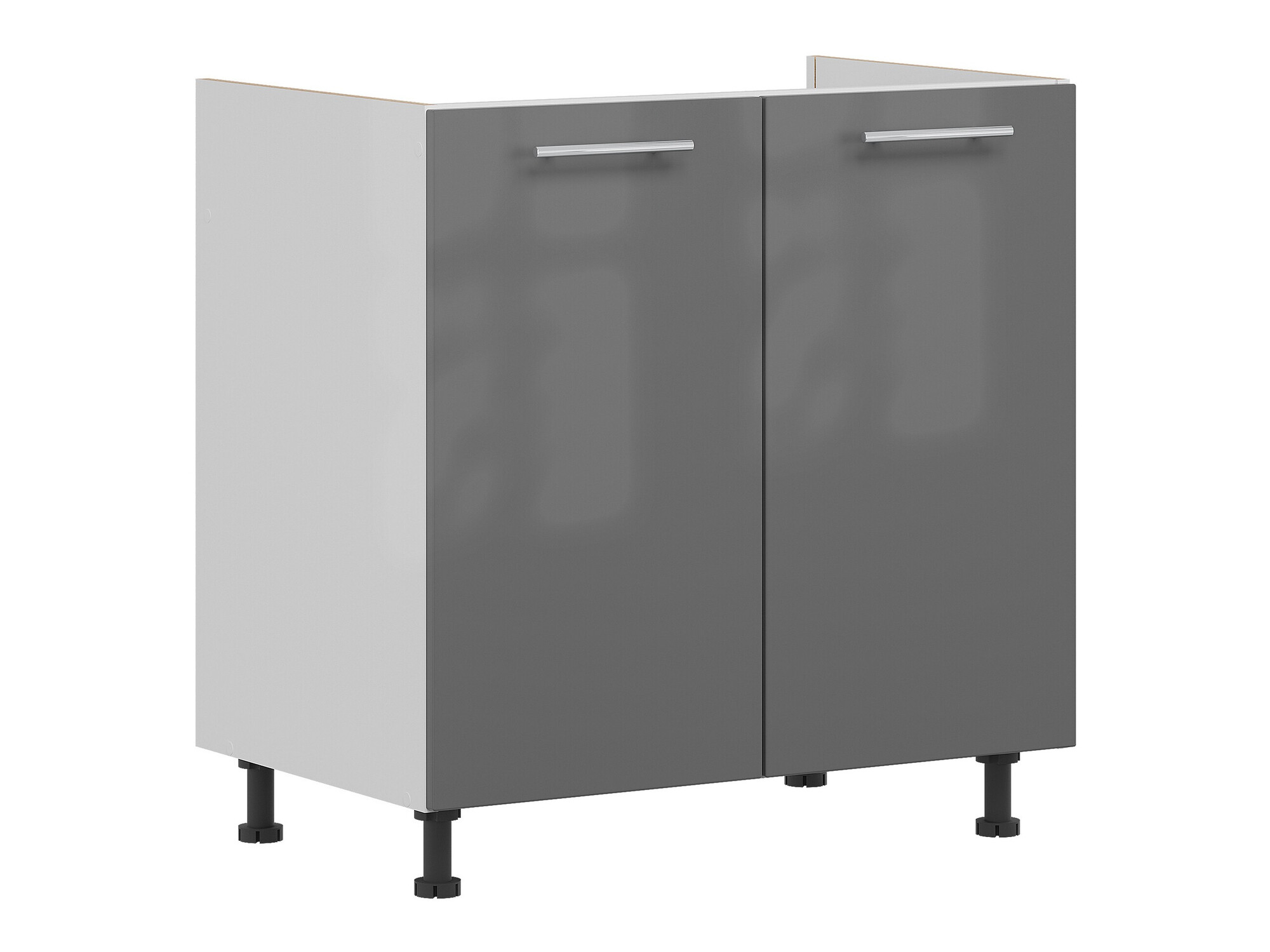Mobile lavabo componibile con ante Tiffa Grey 125