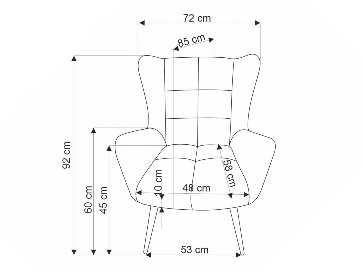 Poltrona Houston 1756 (Olivo chiaro)