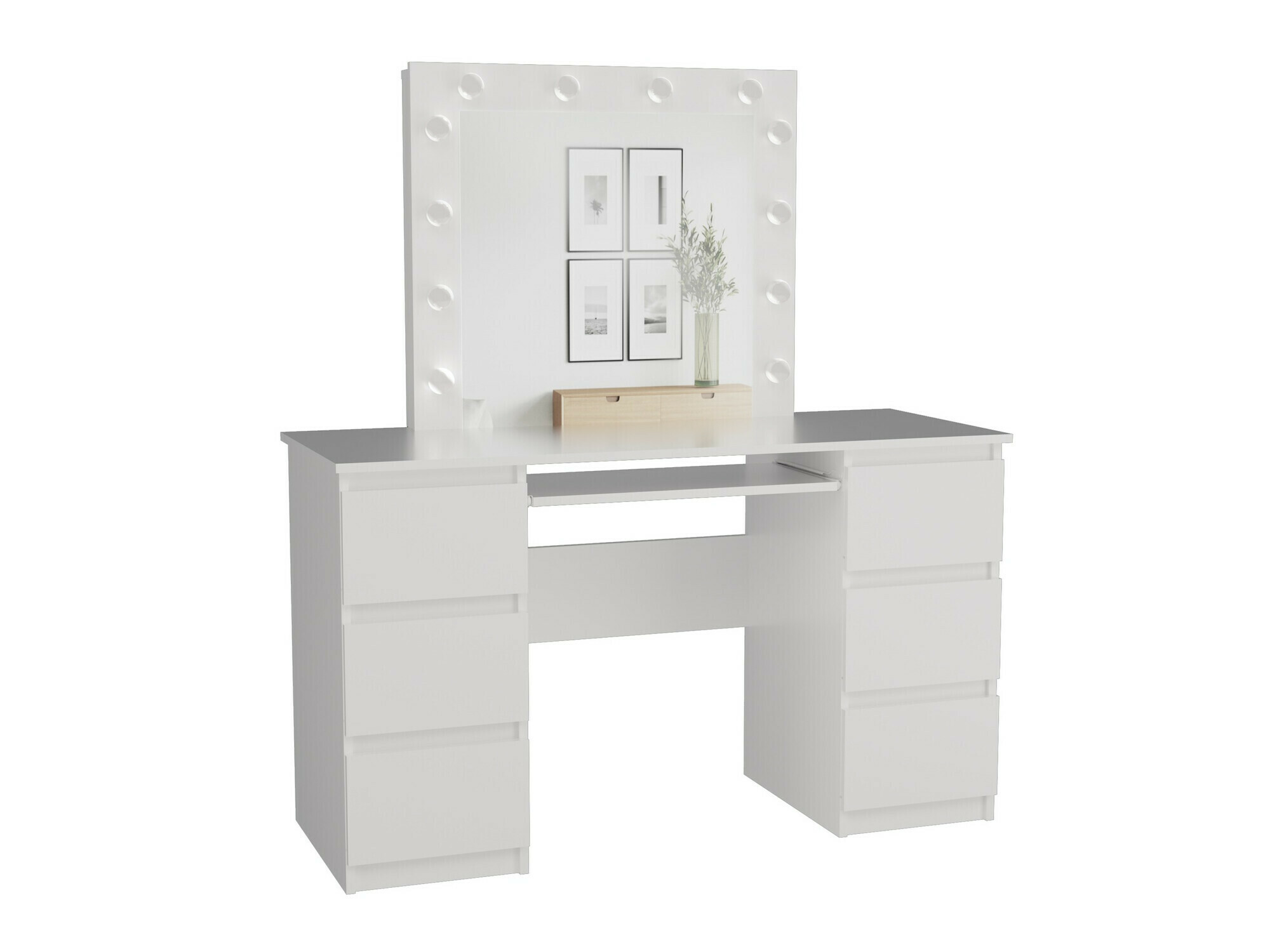 Specchiera Mandeville 153 (Bianco)