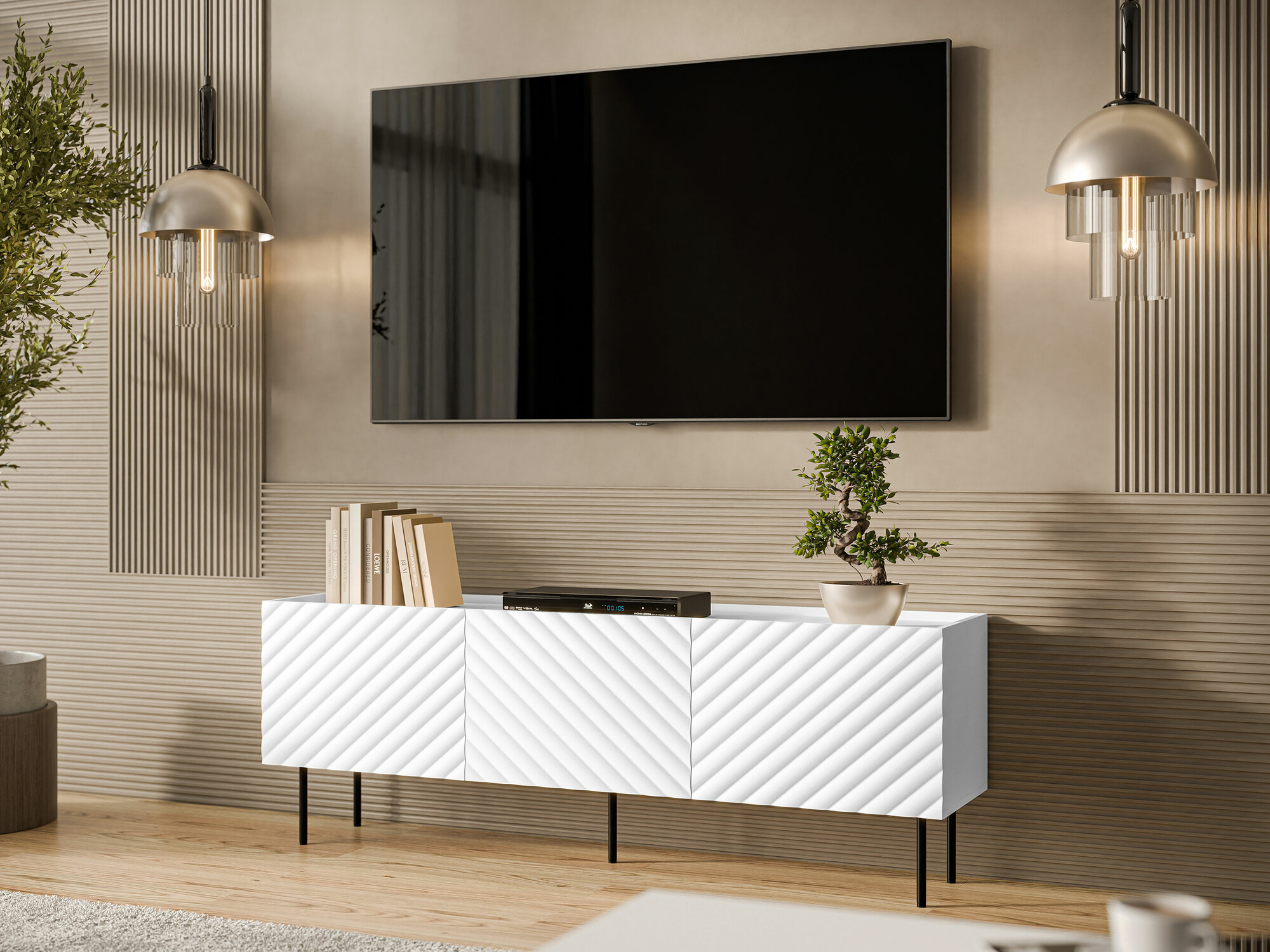 Mobile porta TV Sillen (Bianco)