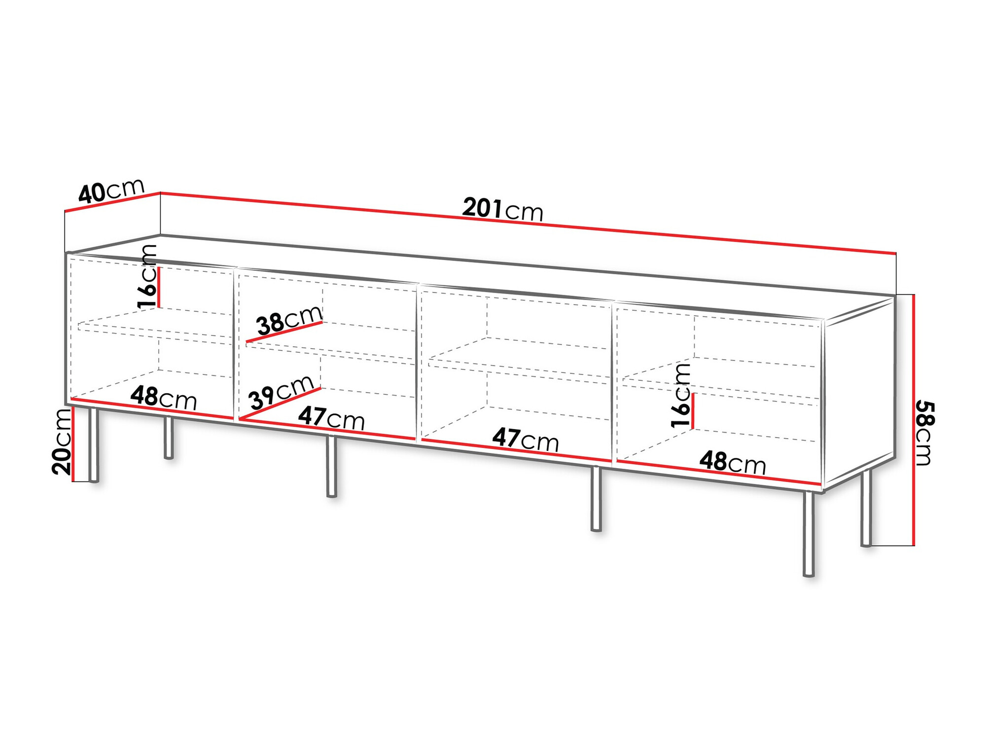 Mobile porta TV Fama I