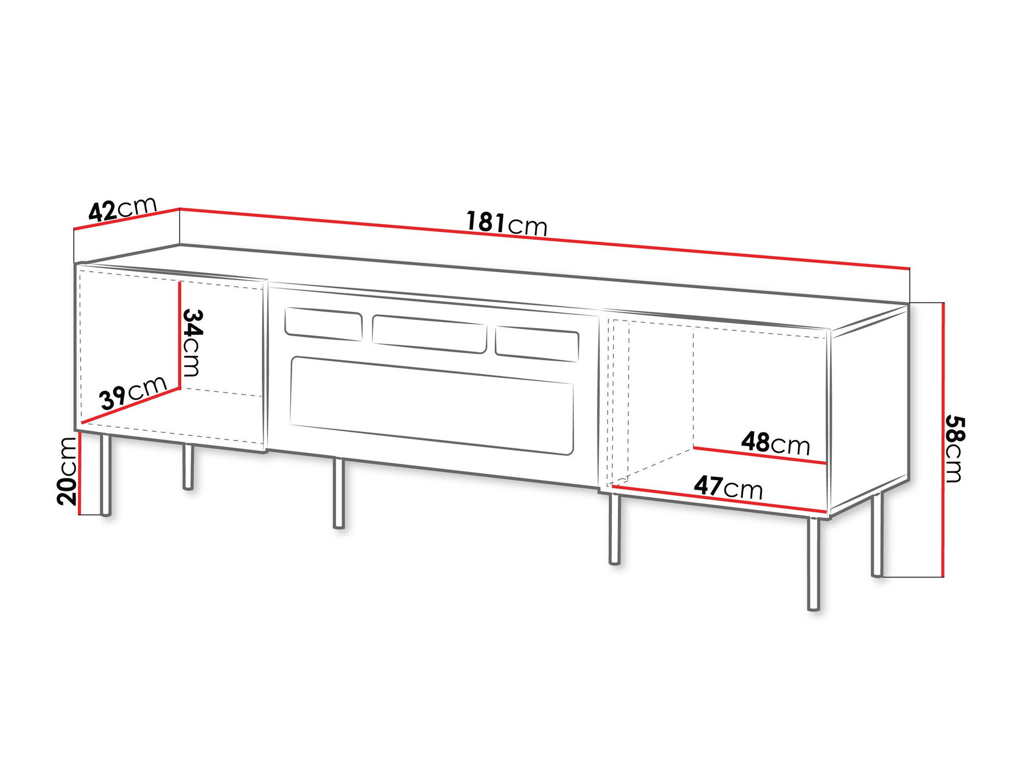 Mobile porta TV Fama II