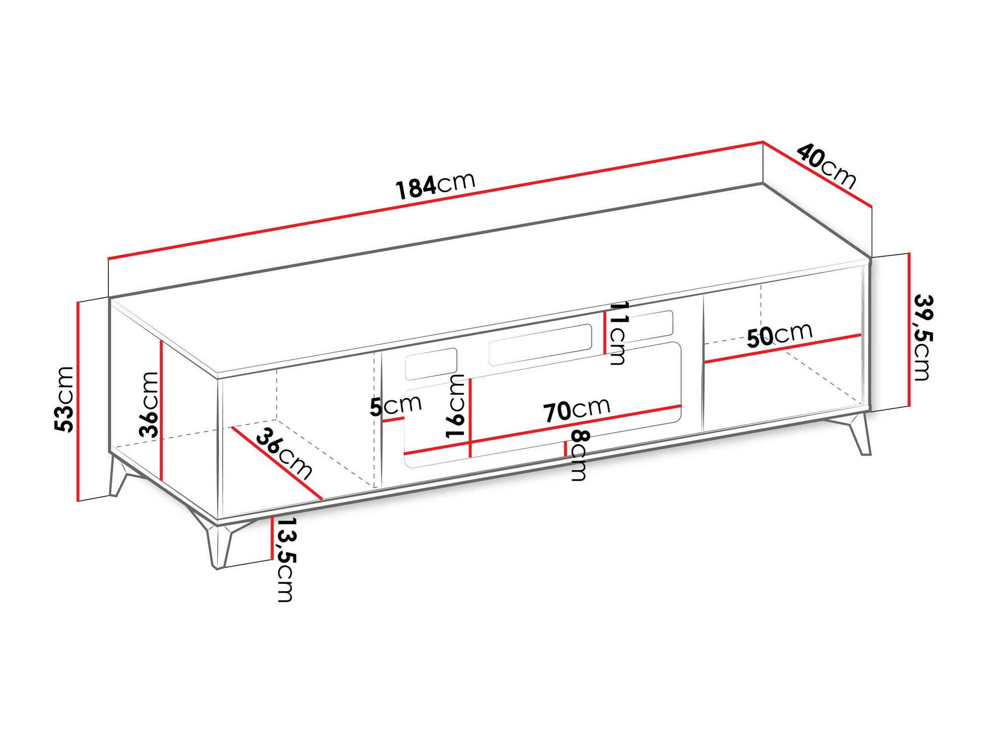 Mobile porta TV Comfivo Citrus II