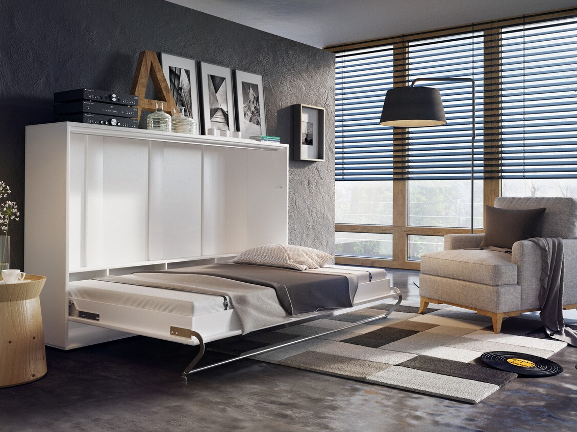 Letto a scomparsa Concept Pro Lenart Levfere 109 (Bianco)
