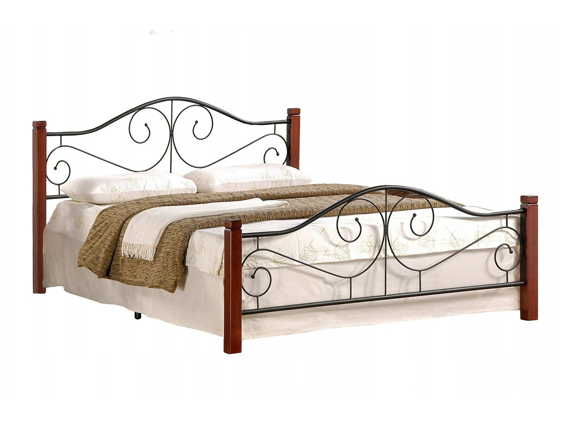 Letto Houston 574 (Ciliegia + Nero)