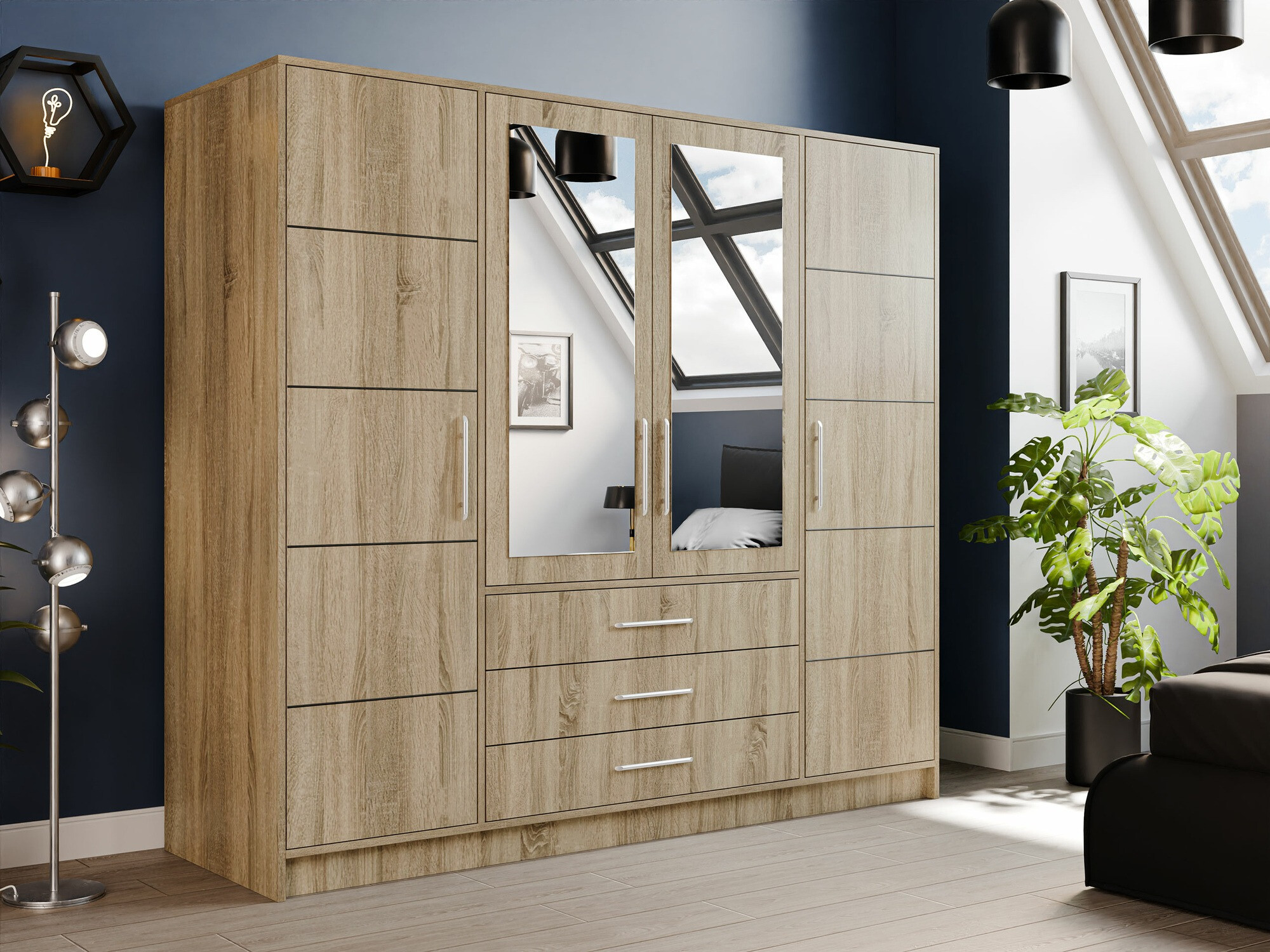 Armadio Dortivu (Sonoma quercia)