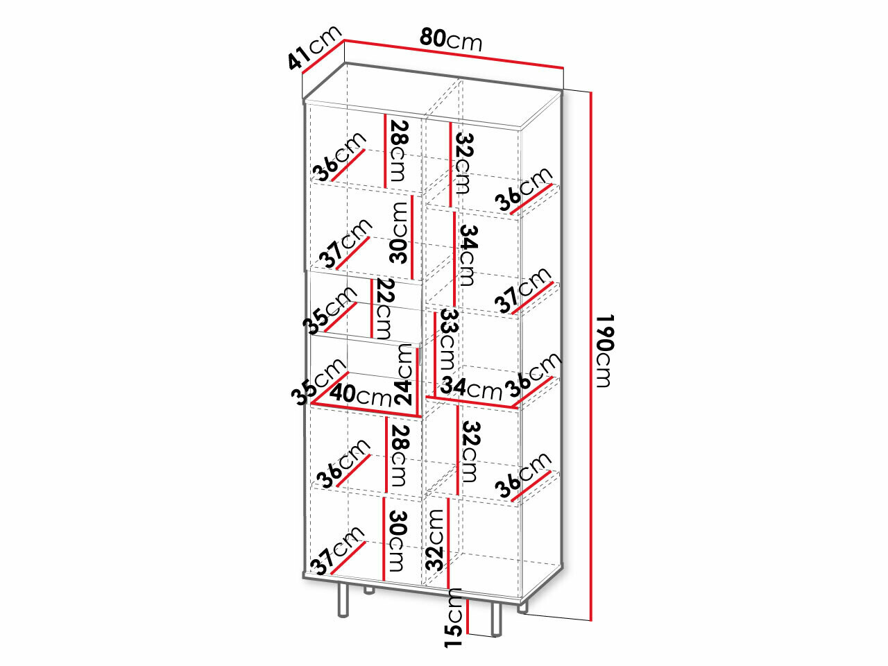 Scaffale Decus I (Cachemire)