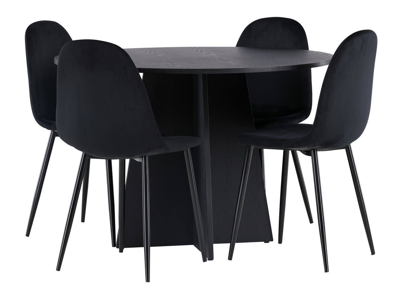 Set sala da pranzo Dallas 4008 (Nero)