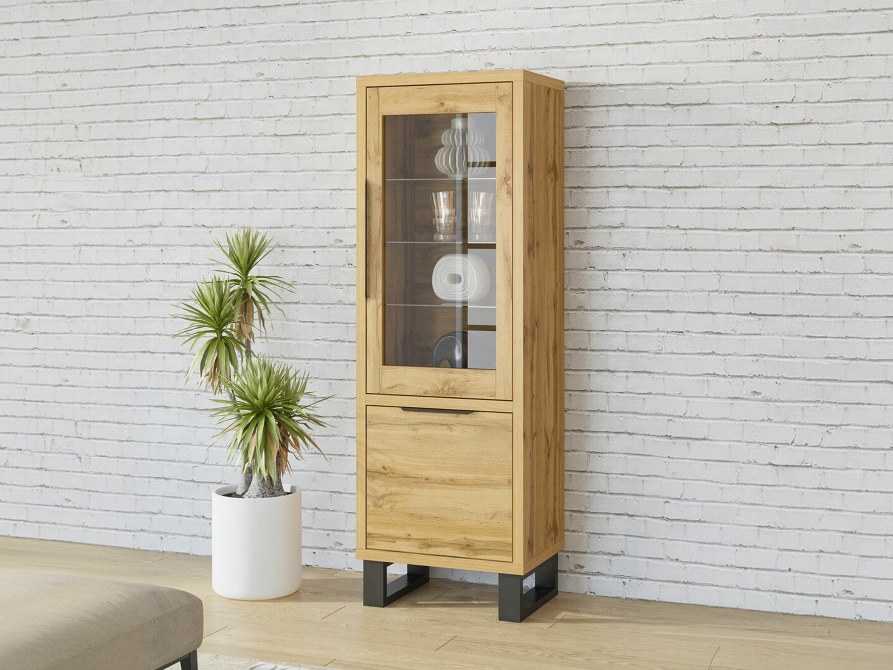 Scaffale Avicavu 108 (Quercia di Wotan + Nero)