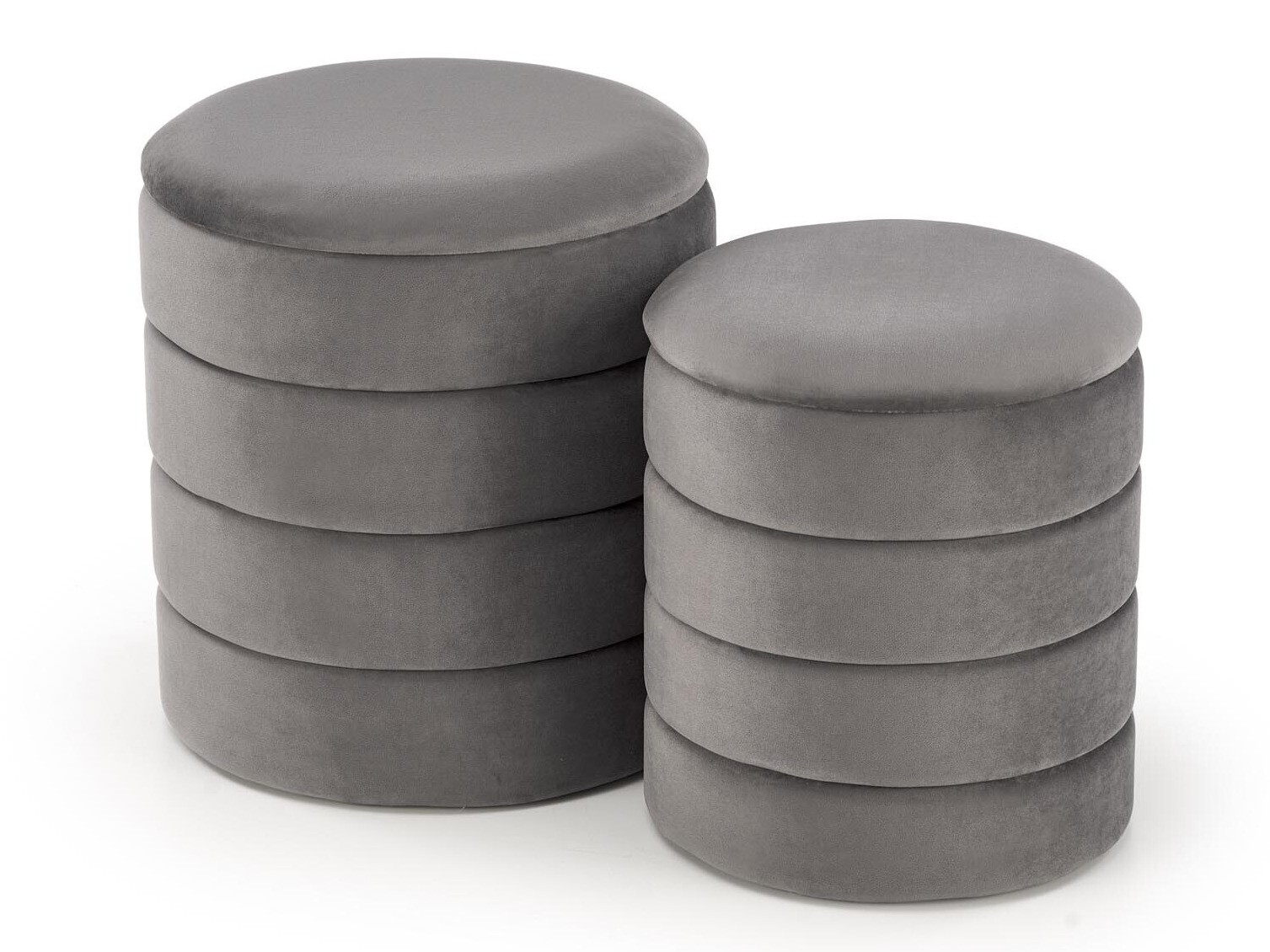 Set di pouf Houston 1780 (Grigio)