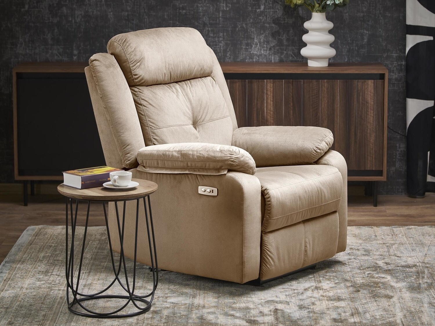 Poltrona regolabile Houston 1781 (Beige)