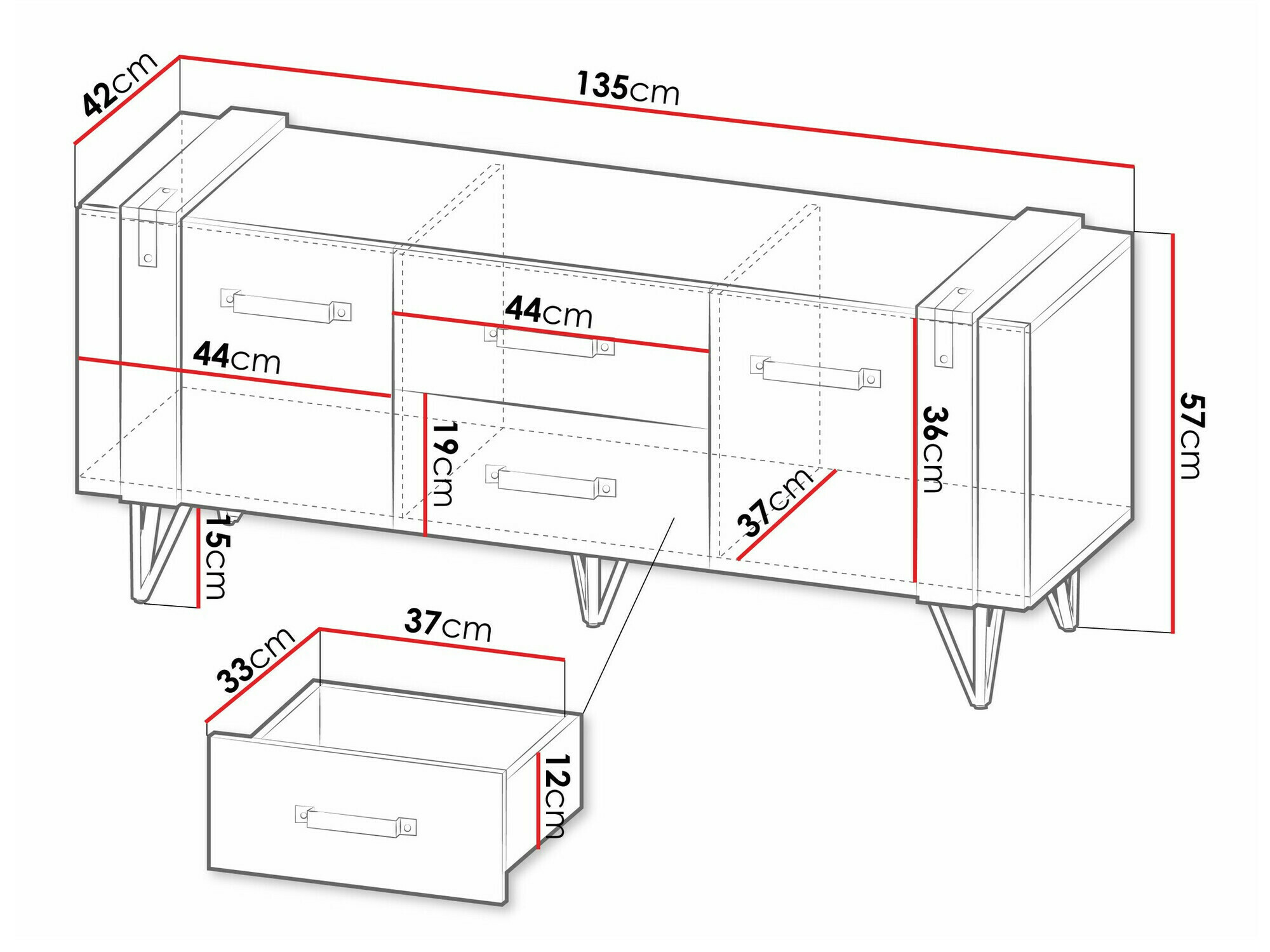 Parete attrezzata Domdele 113