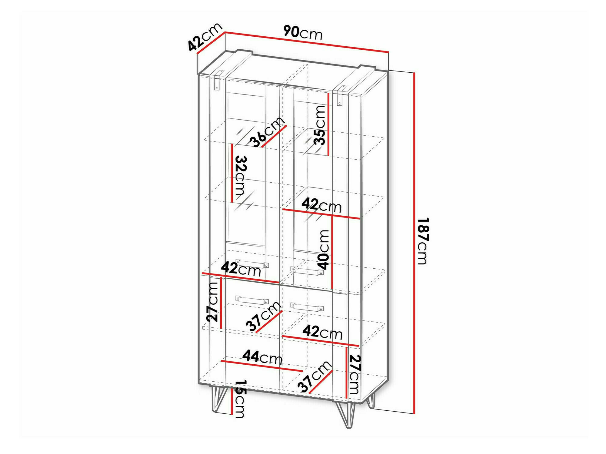 Parete attrezzata Domdele 113