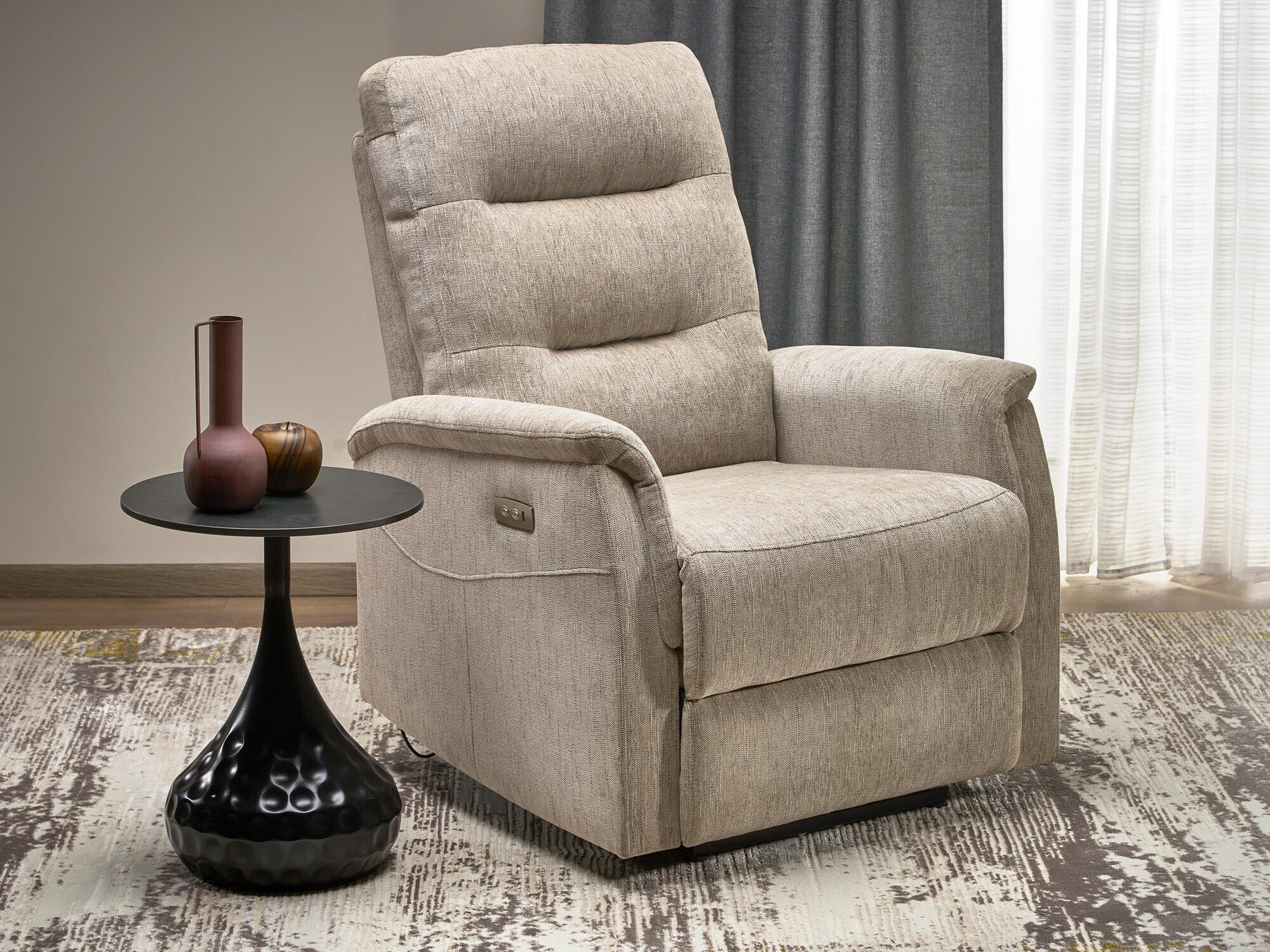 Poltrona regolabile Houston 1782 (Beige)