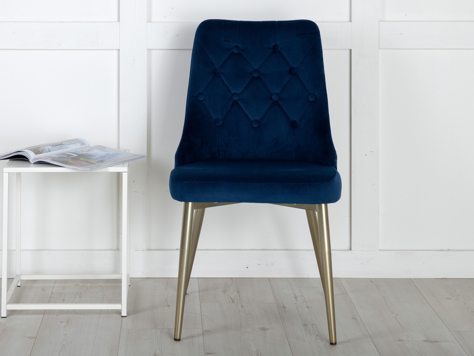 Sedia Dallas 203 (Blu + d'oro)