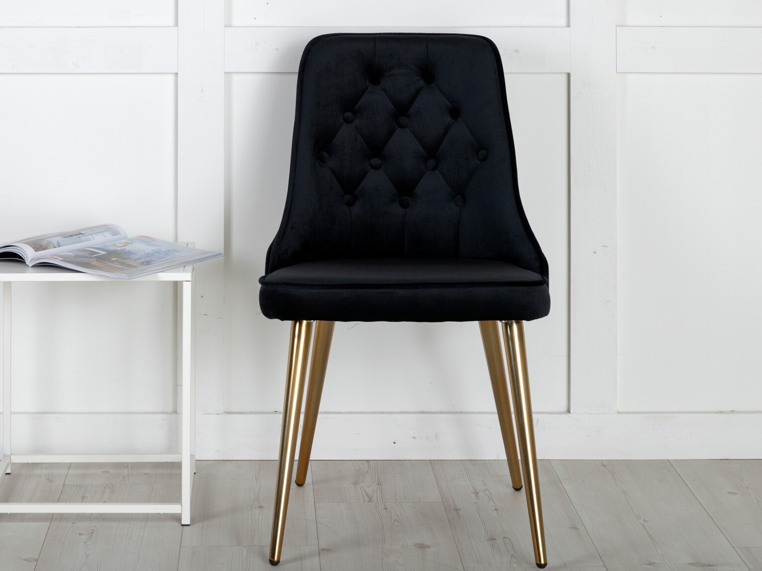Sedia Dallas 203 (Nero + d'oro)
