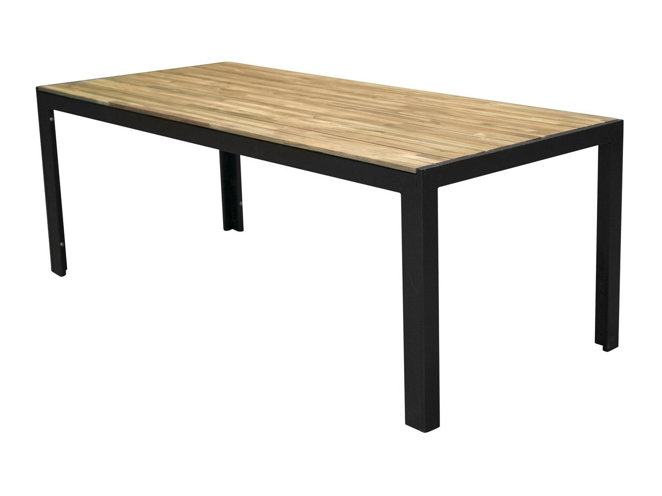 Tavolo esterno Dallas 673 (Acacia + Nero)