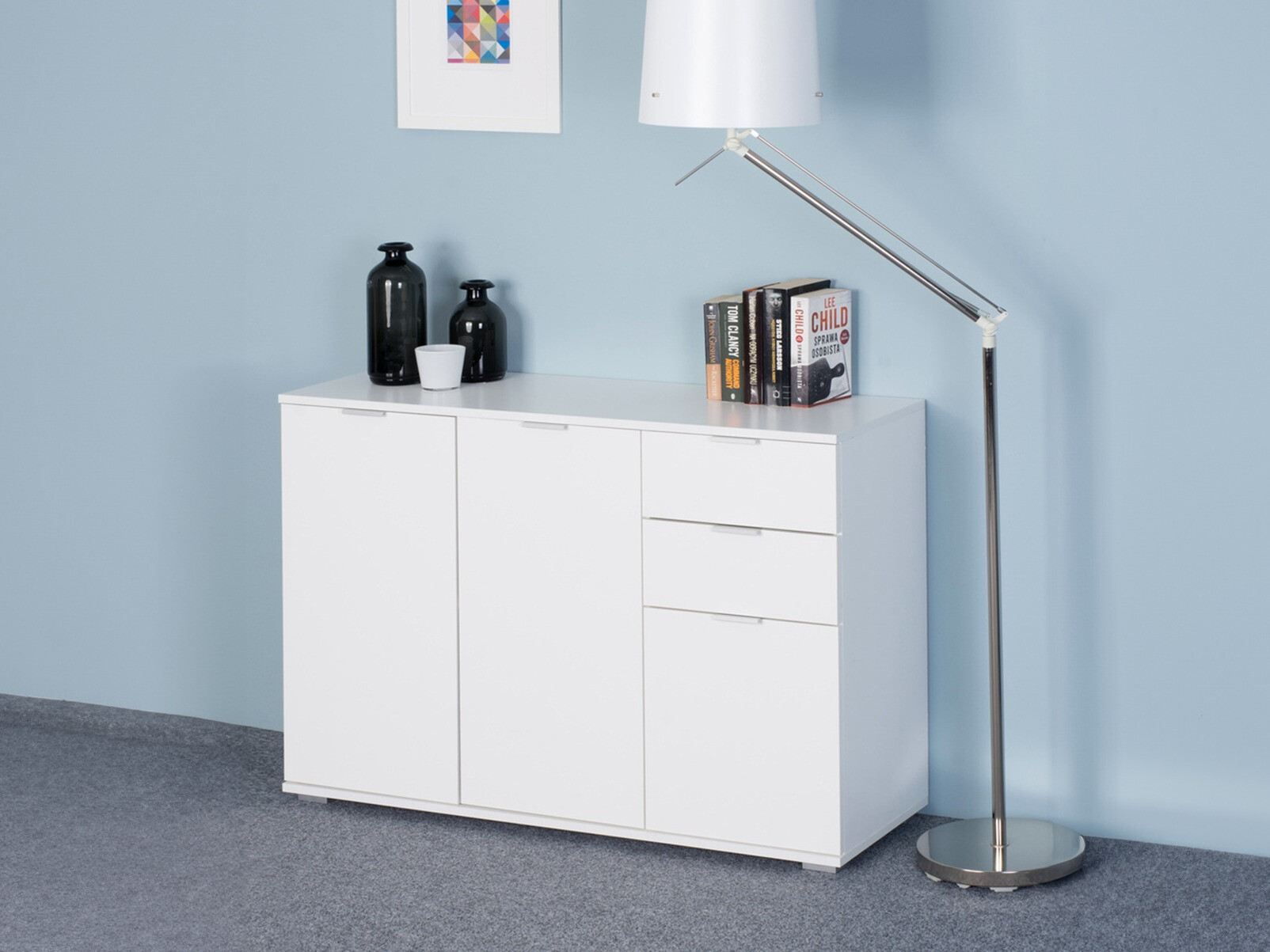 Cassettiera Bristol 131 (Bianco)