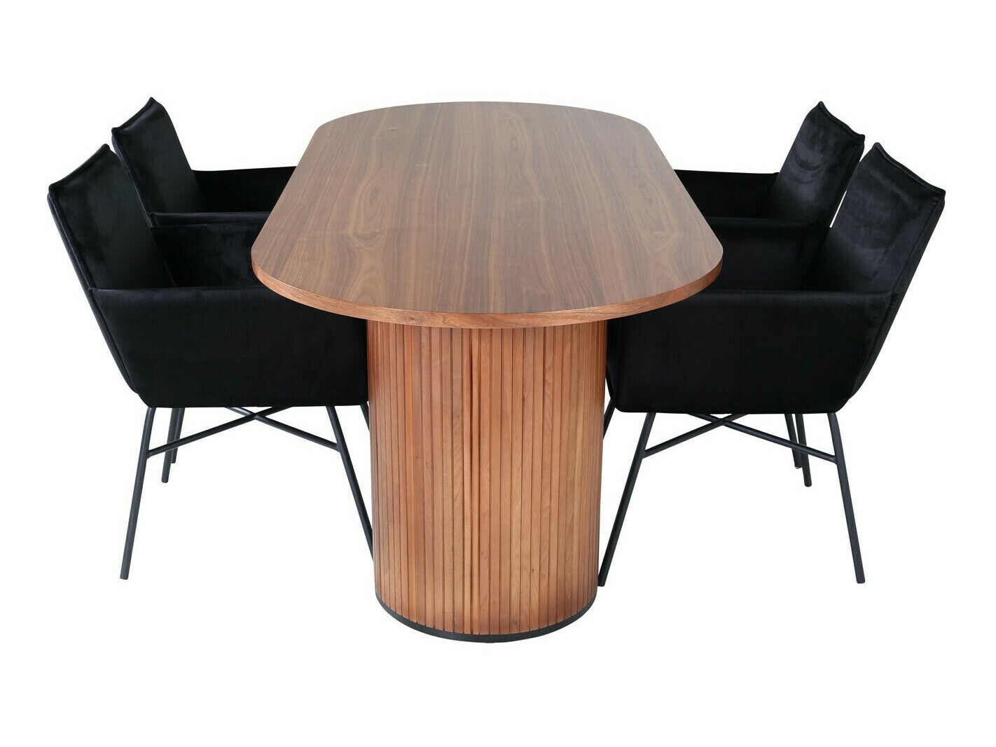Set sala da pranzo Dallas 2757 (Nero)
