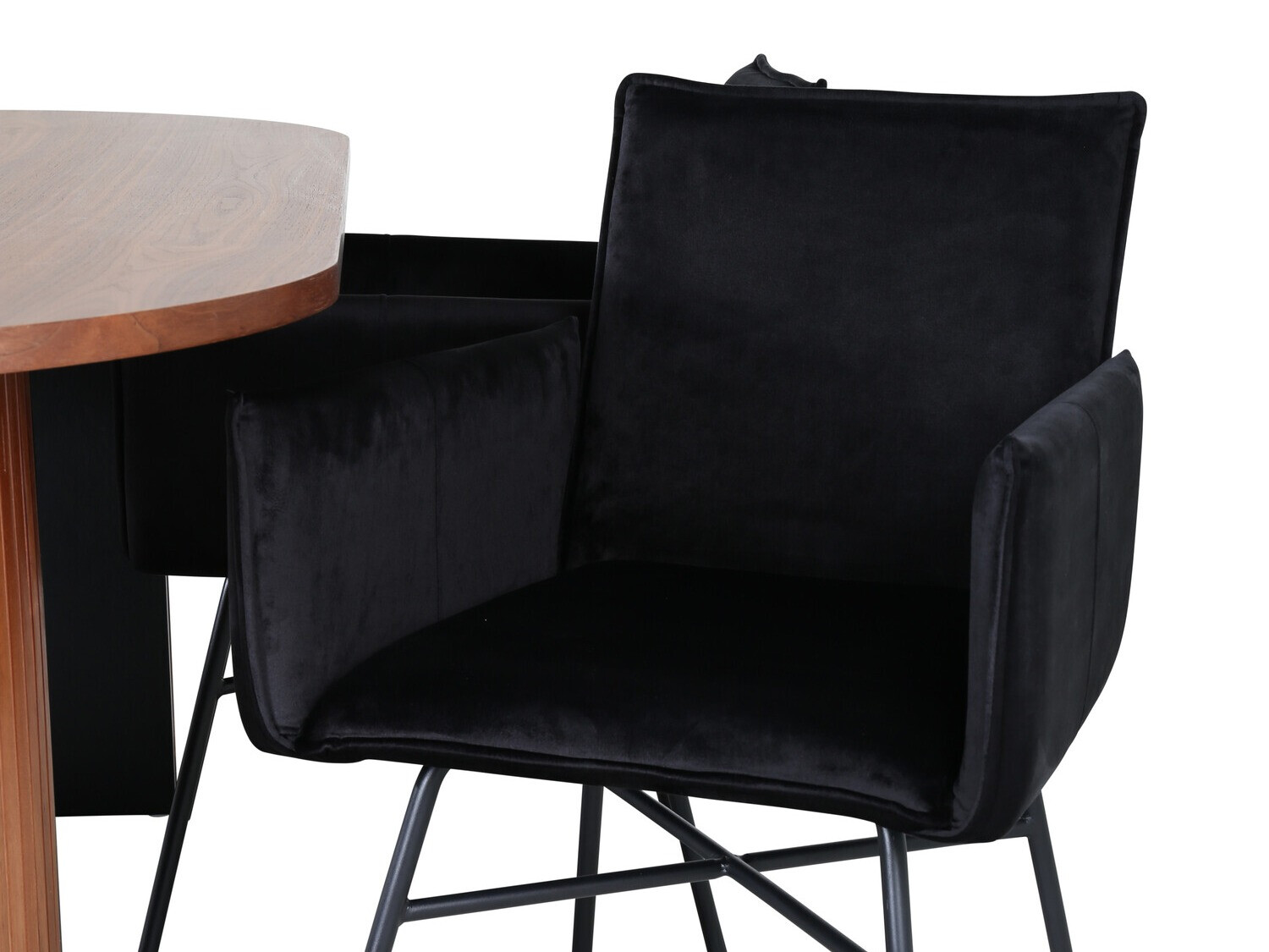 Set sala da pranzo Dallas 2757 (Nero)
