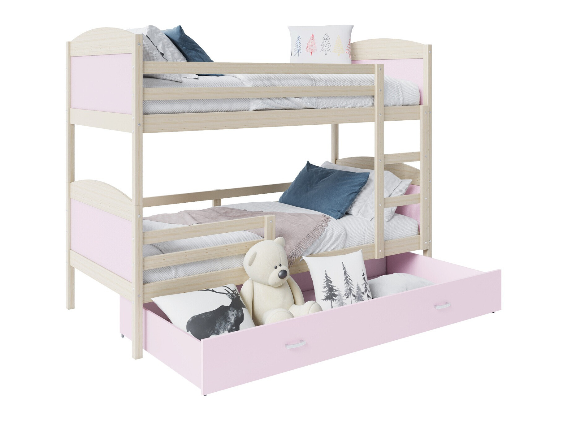 Letto a castello Aurora 101 (Fucsia)