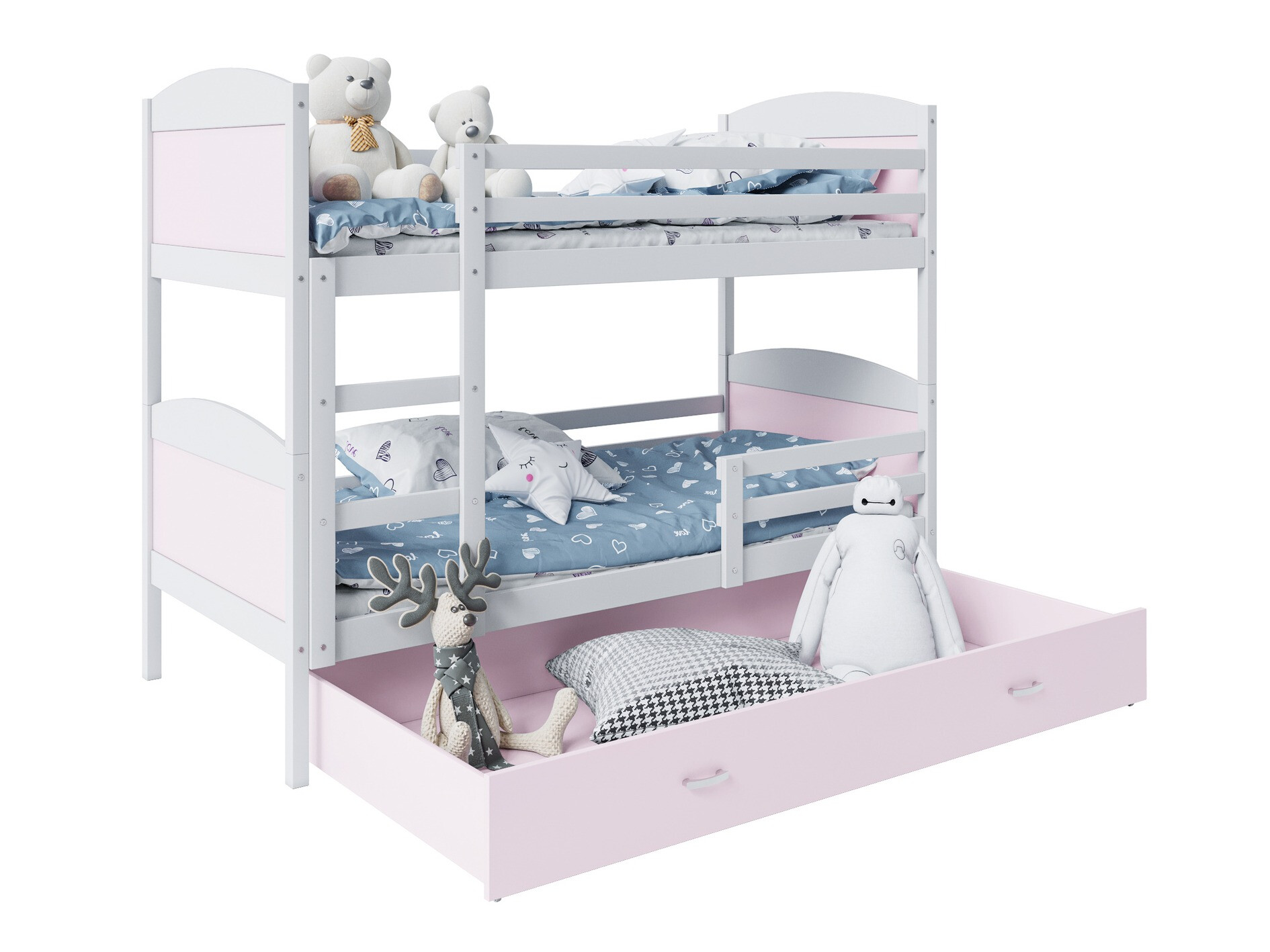 Letto a castello Aurora 102 (Fucsia)
