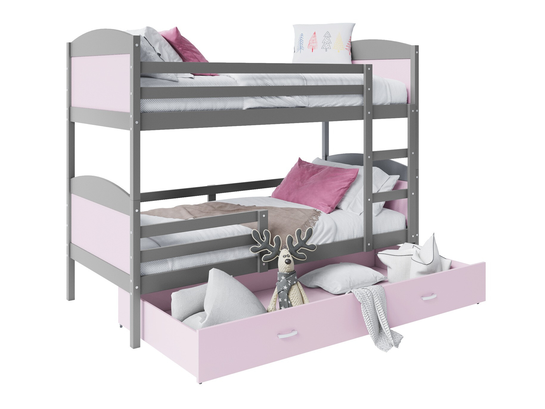 Letto a castello Aurora 102 (Fucsia)