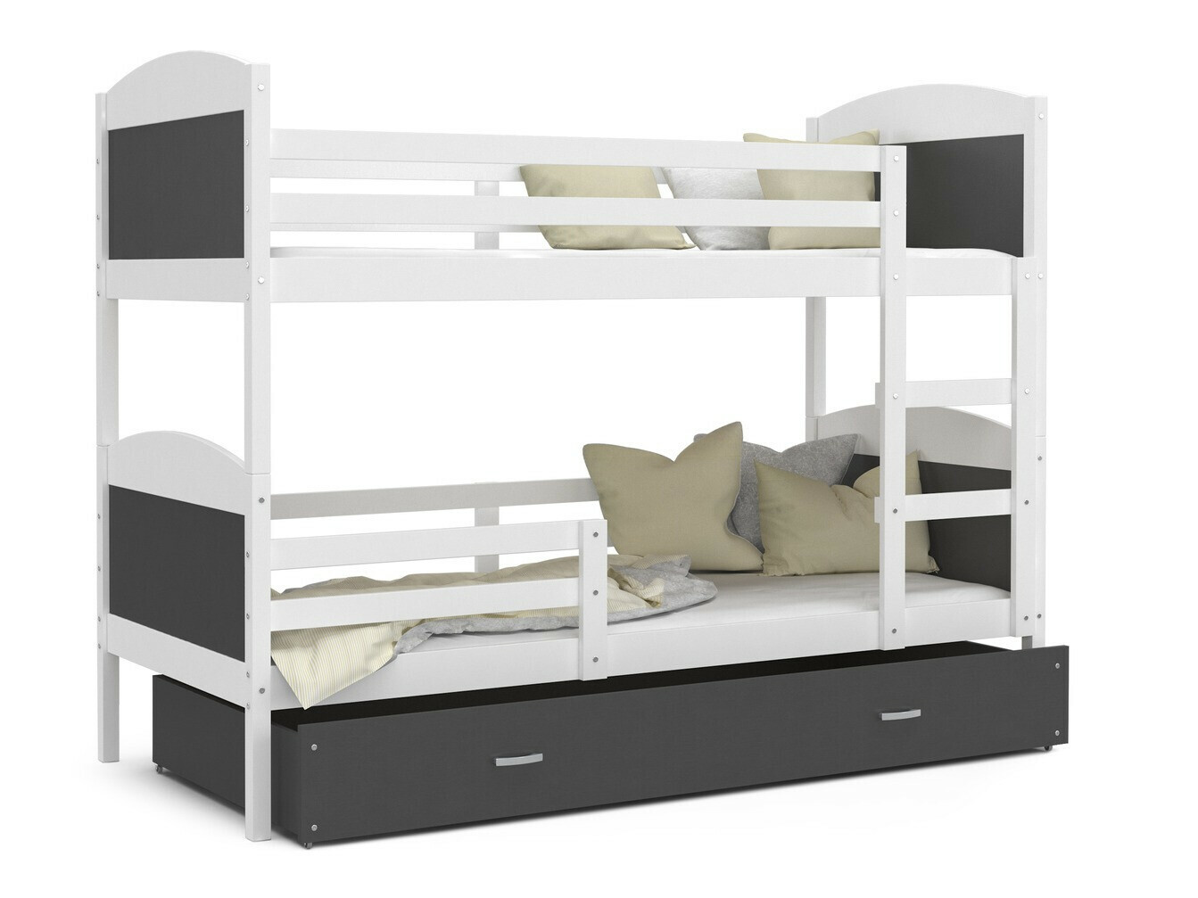 Letto a castello Aurora 102 (Grigio)