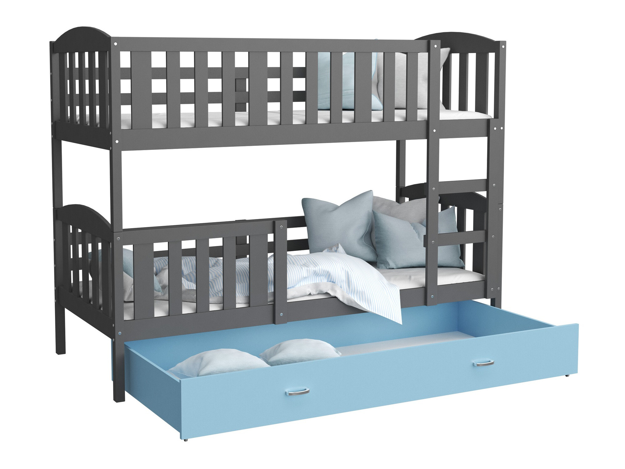 Letto a castello Aurora 107 (Grigio)