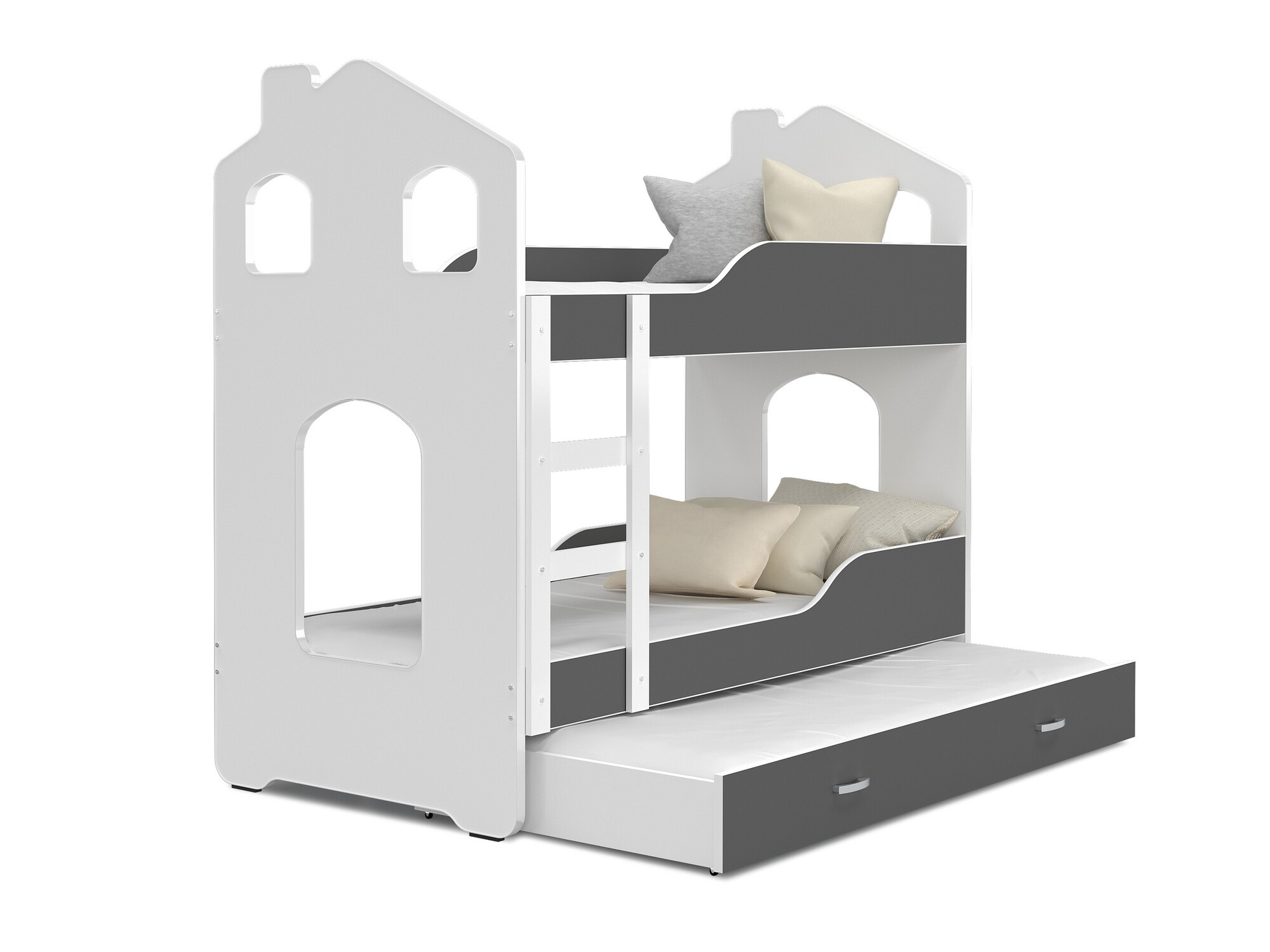 Letto a castello Aurora 114 (Grigio)