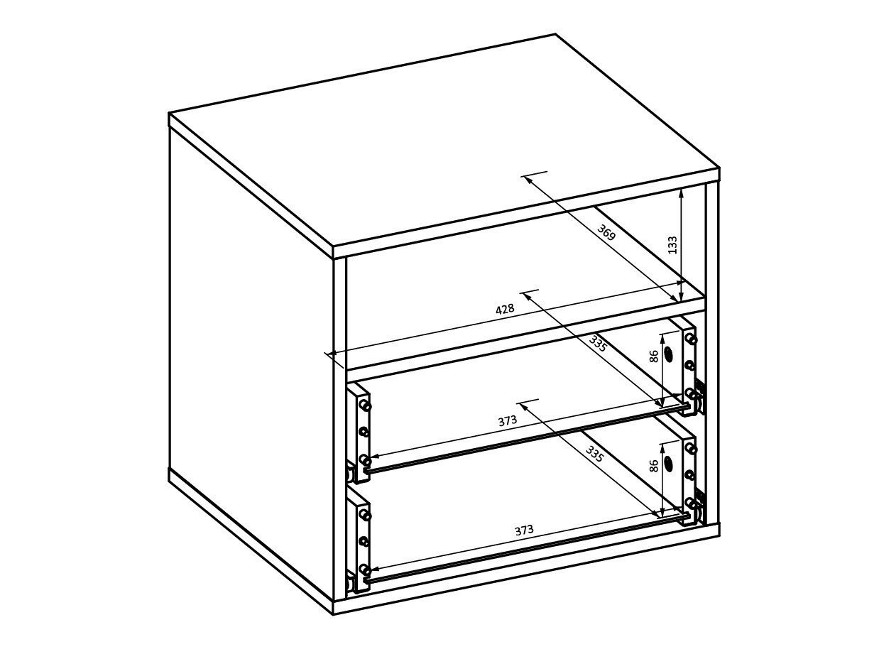 Comodino Mirsevi 104