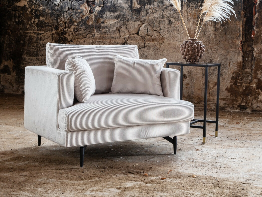Poltrona Dallas 1703 (Beige + Nero)