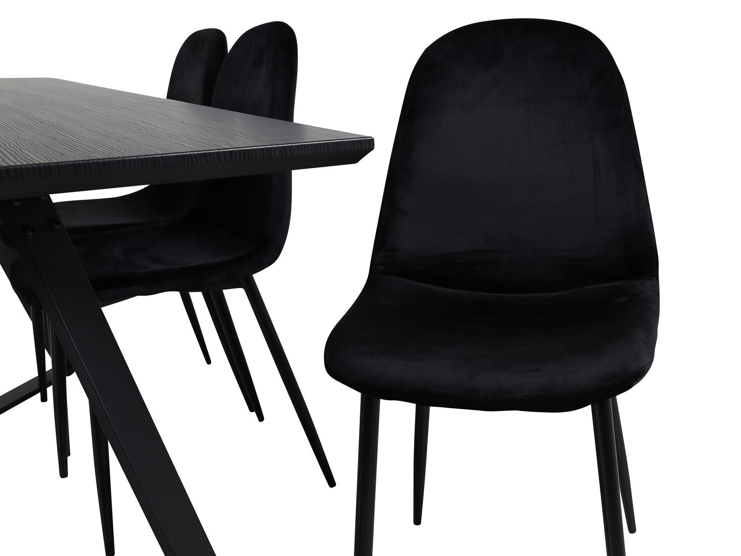 Set sala da pranzo Dallas 2476 (Nero)
