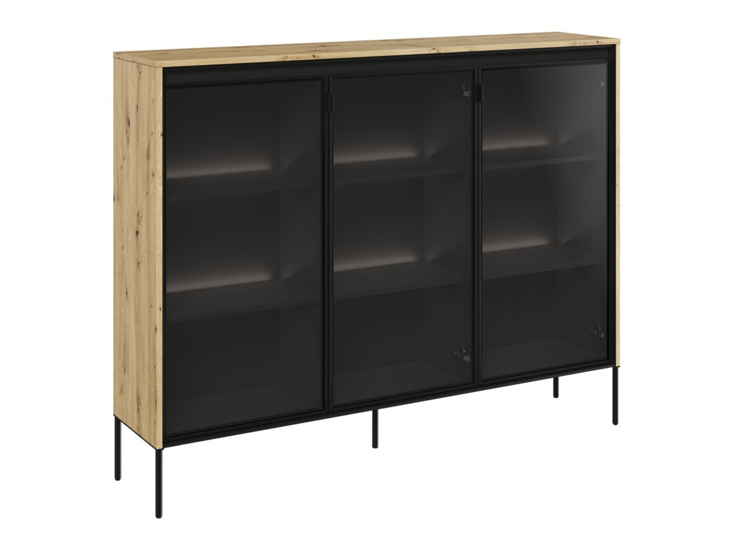 Madia Fernolu 108 (Rovere Artisan + Nero)