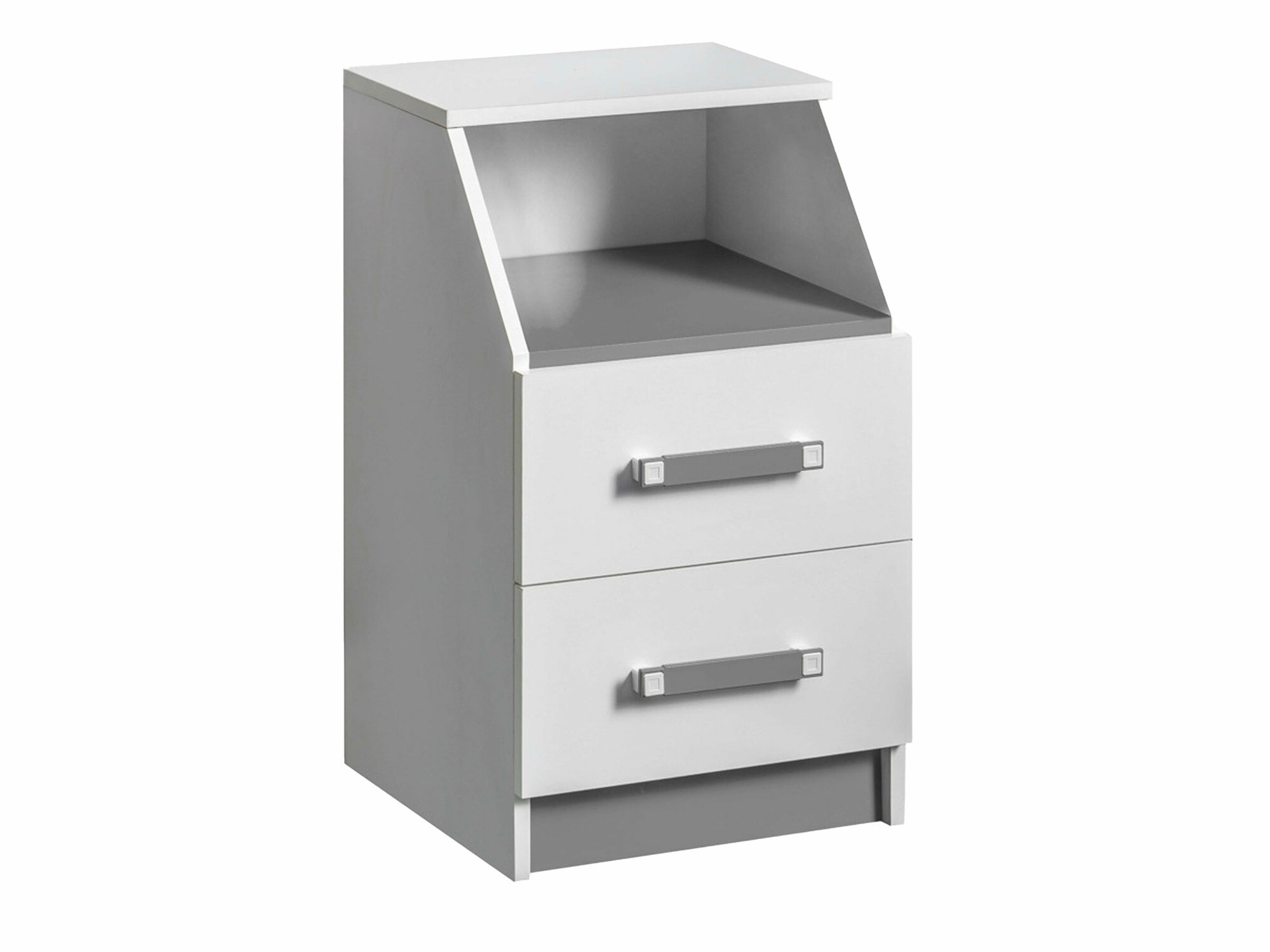 Mobile contenitore Lorlare 116 (Bianco + Grigio)