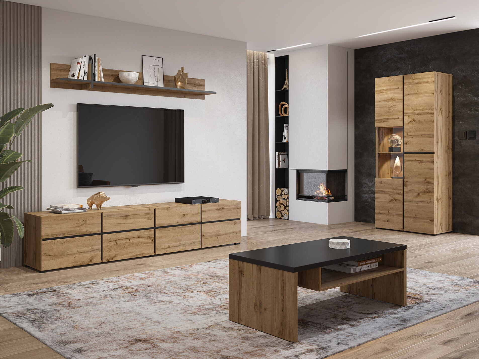 Parete attrezzata Alfere 117 (Quercia di Wotan)