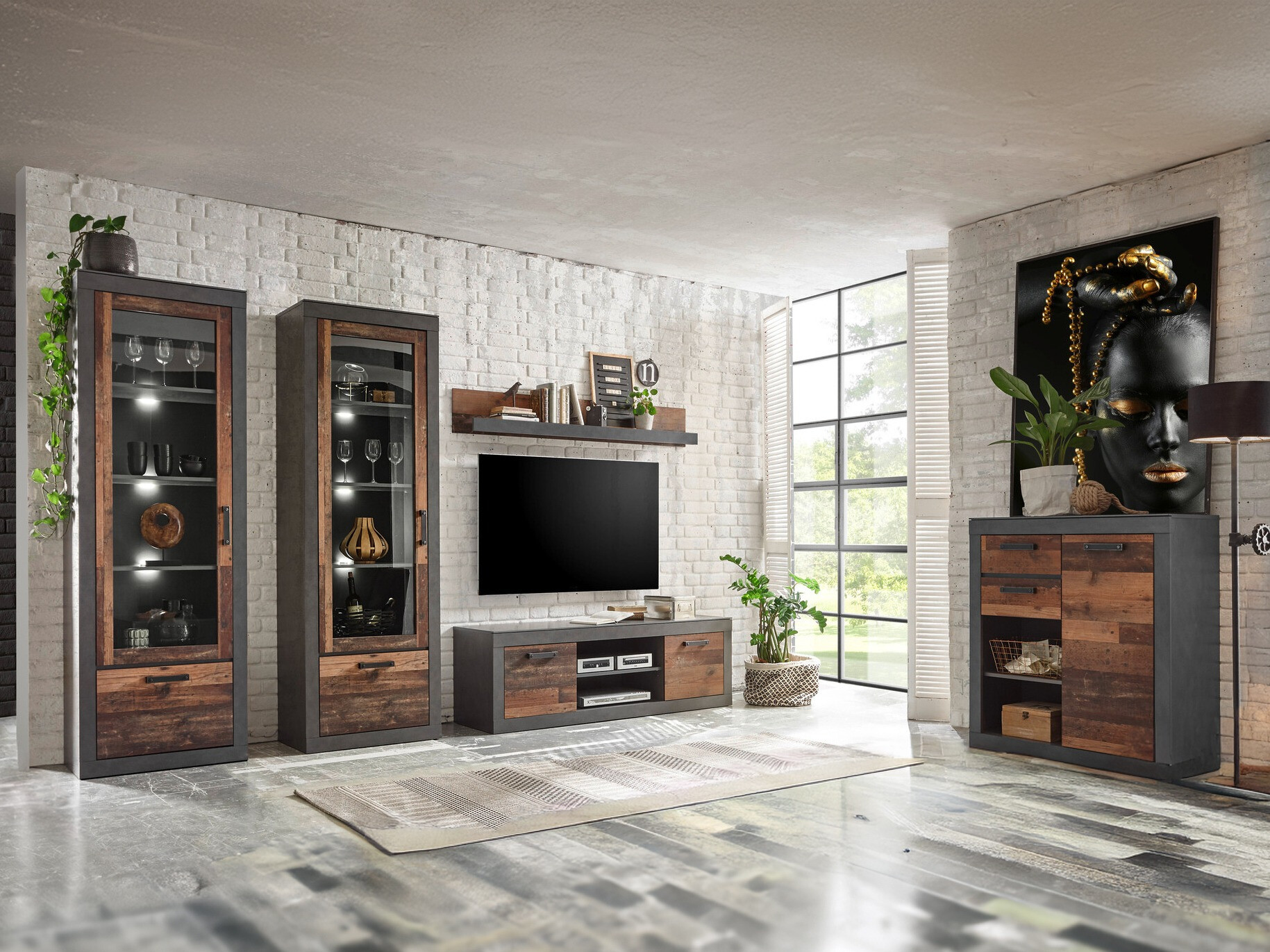 Parete attrezzata Revlara 110 (Con)