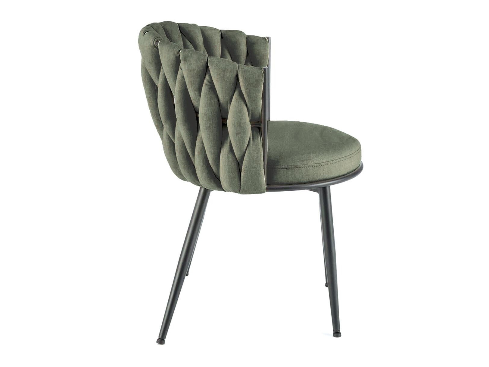 Sedia Houston 1508 (Olivo chiaro + Nero)