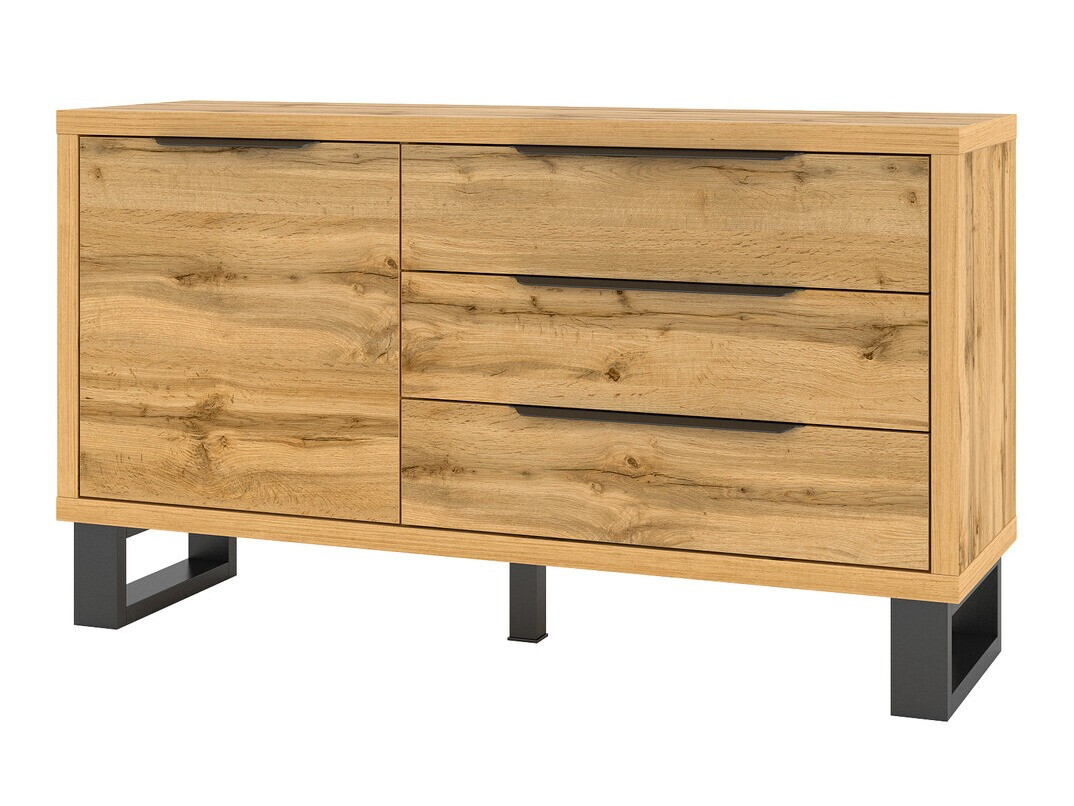 Cassettiera Avicavu 109 (Quercia di Wotan + Nero)