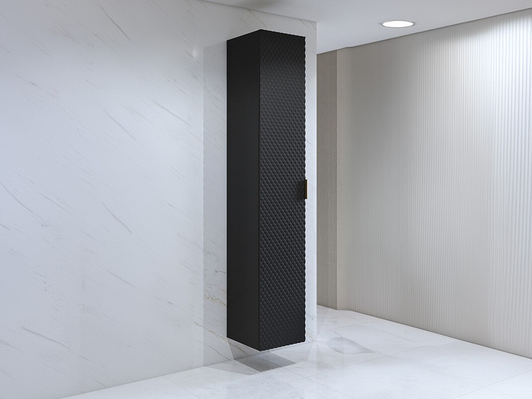 Mobiletto del bagno Liretu 105 (Nero)