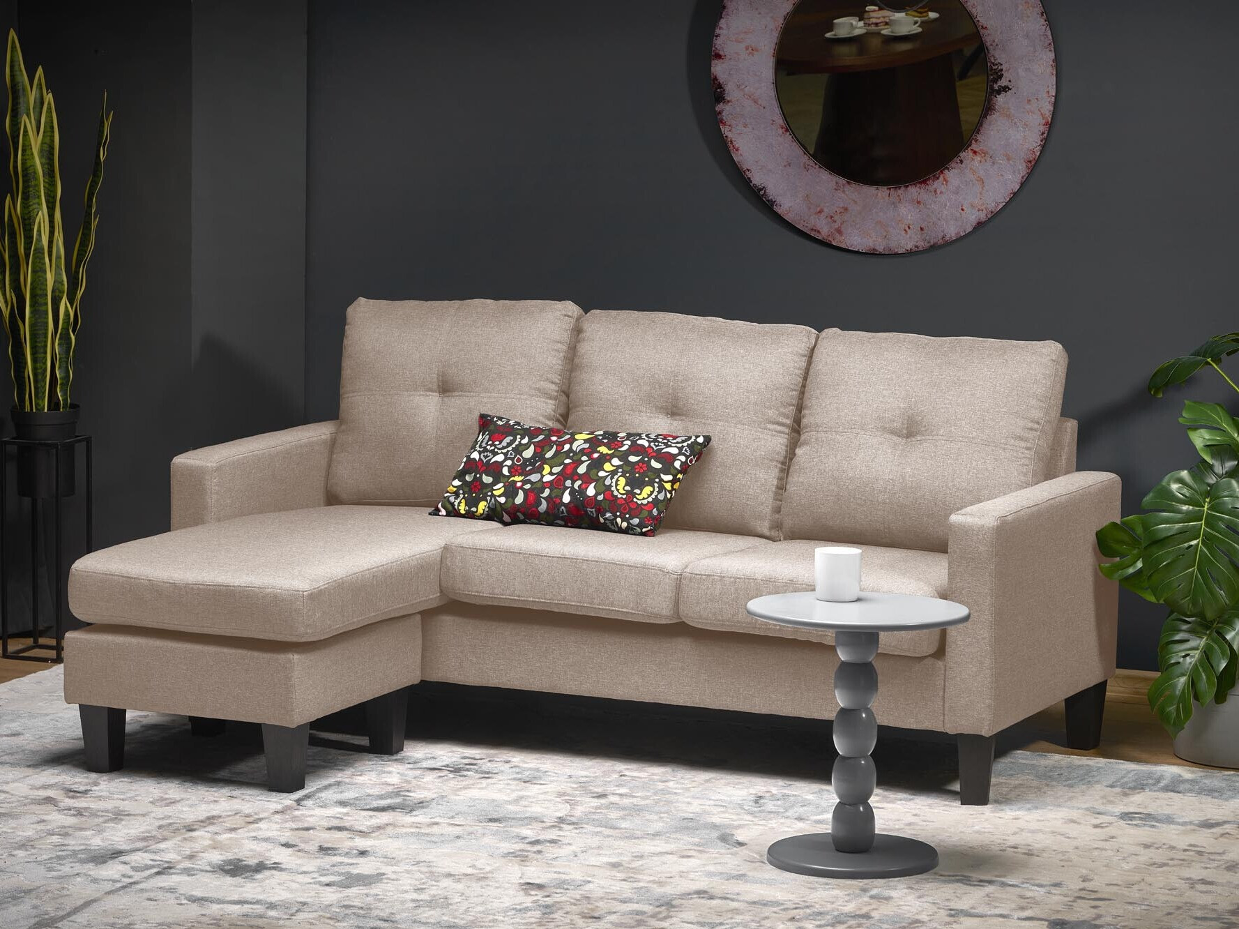 Set mobili imbottiti Houston 1825 (Beige)