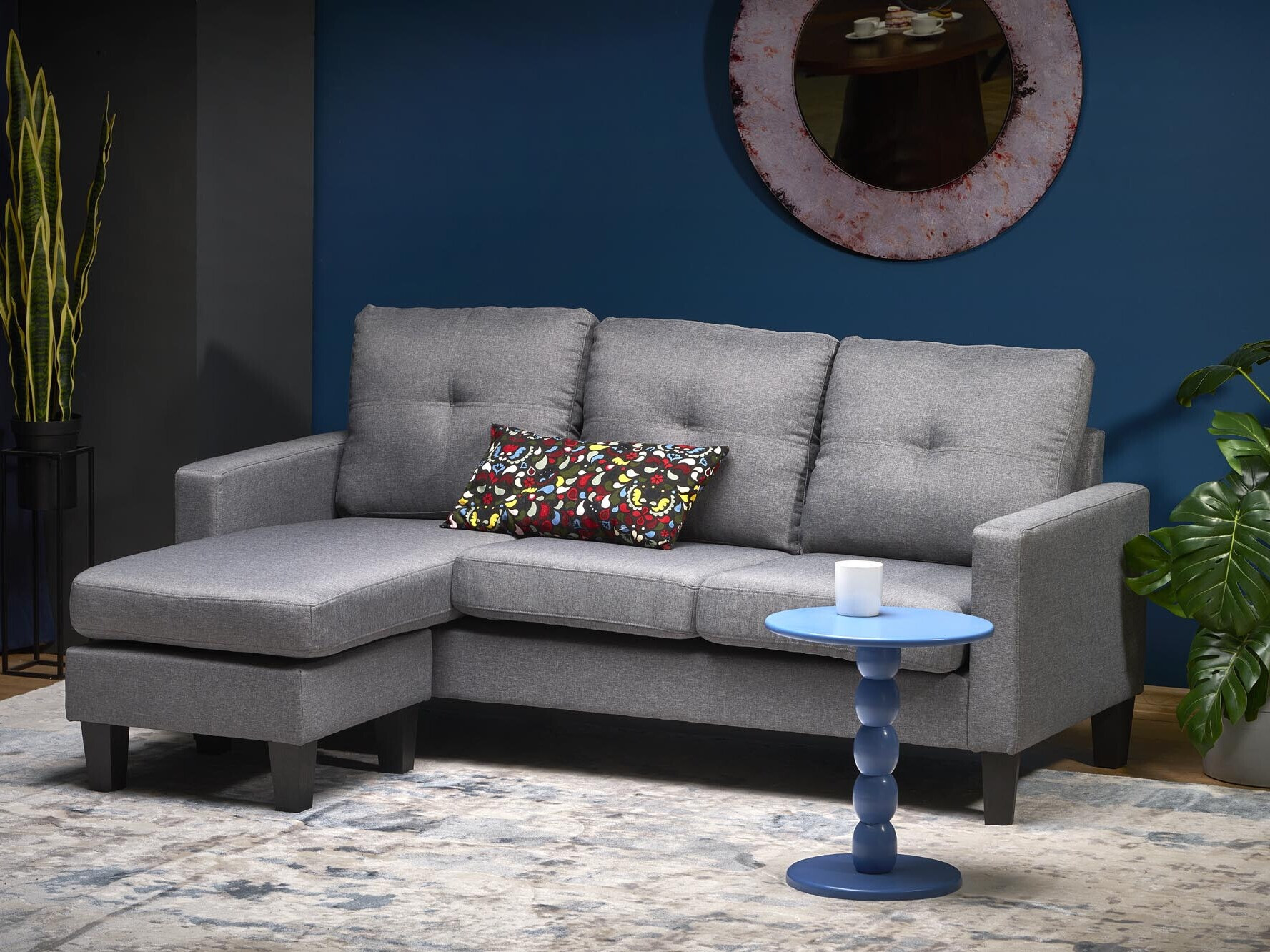 Set mobili imbottiti Houston 1825 (Grigio)