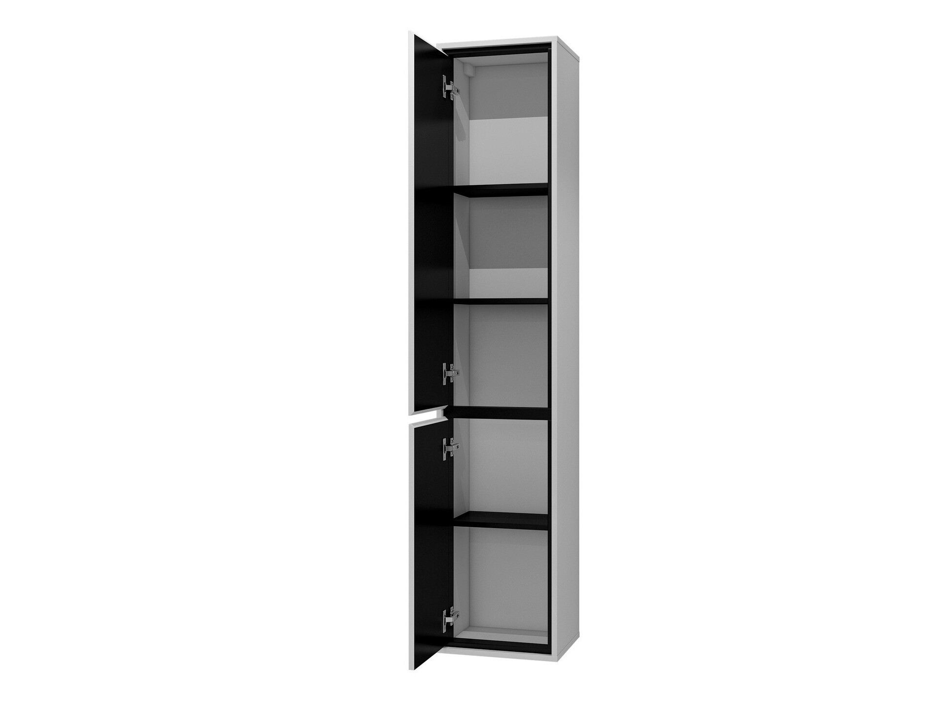 Set bagno Tecavu 105 (Bianco lucido + Bianco)