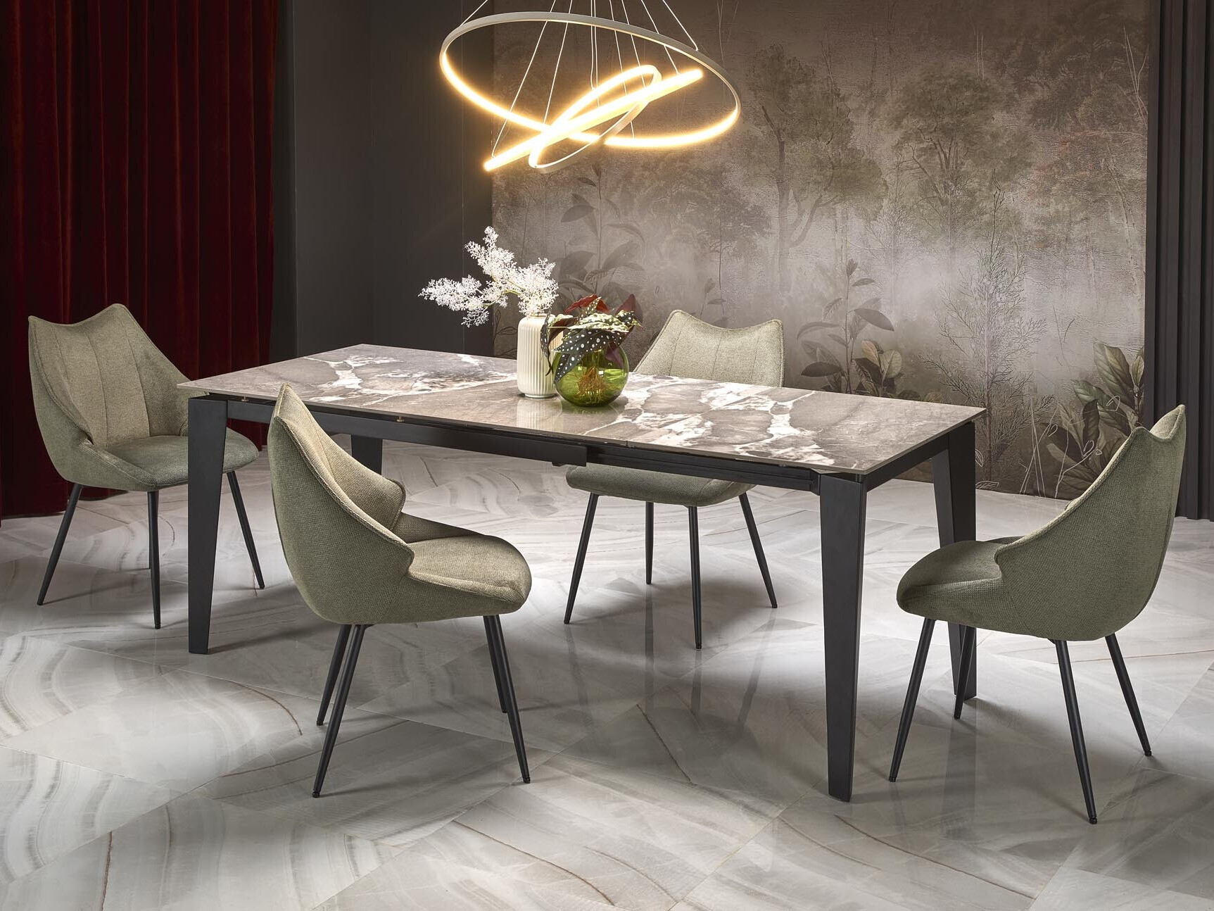 Tavolo Houston 2157 (Marmo grigio)